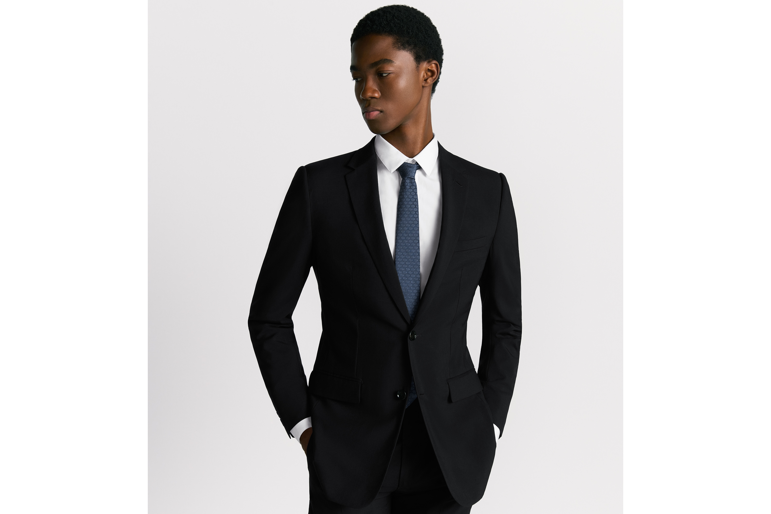 look_image_alt_prefix Stropdas met CD Icon Blauwe zijde E35