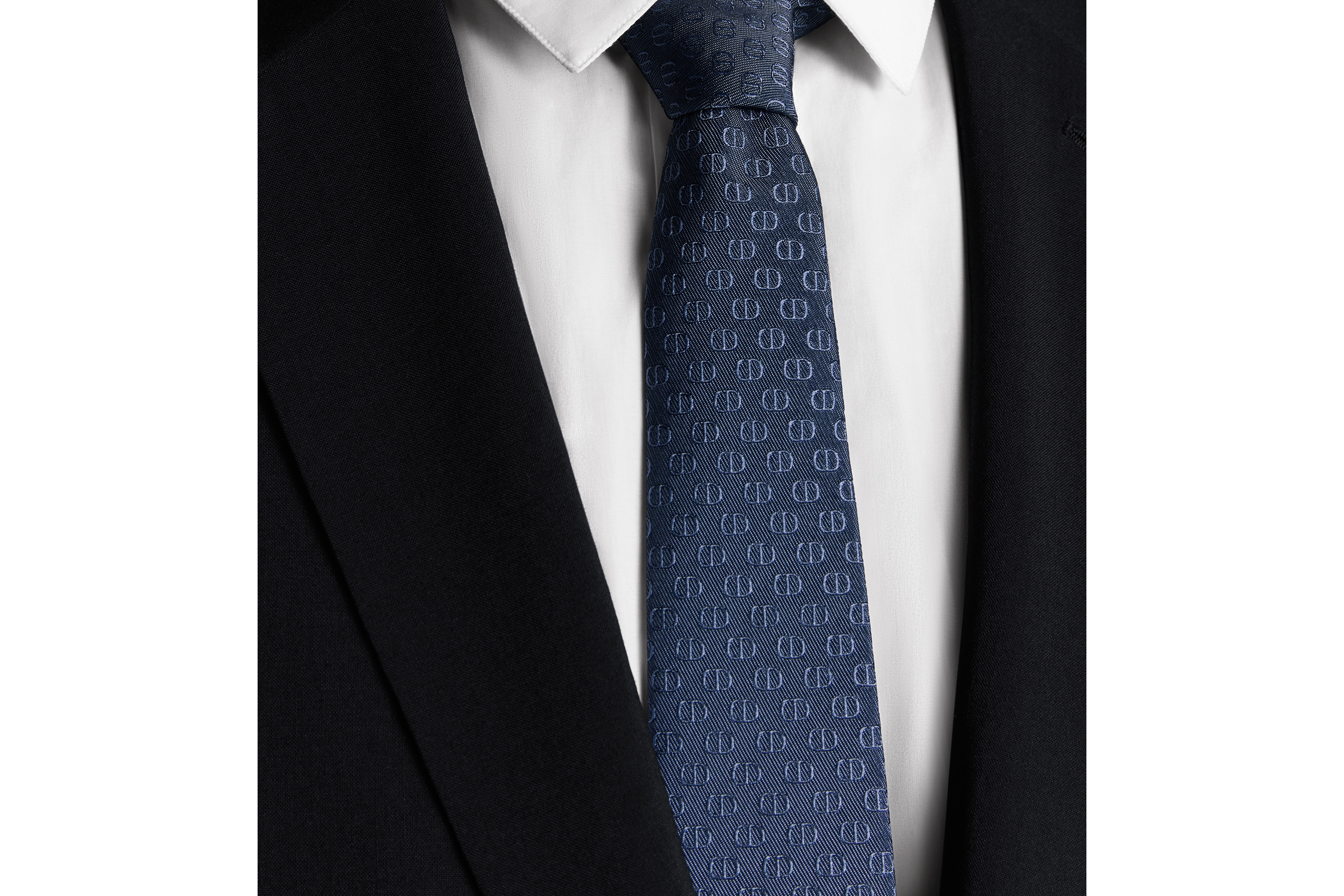 look_image_alt_prefix Stropdas met CD Icon Blauwe zijde E36