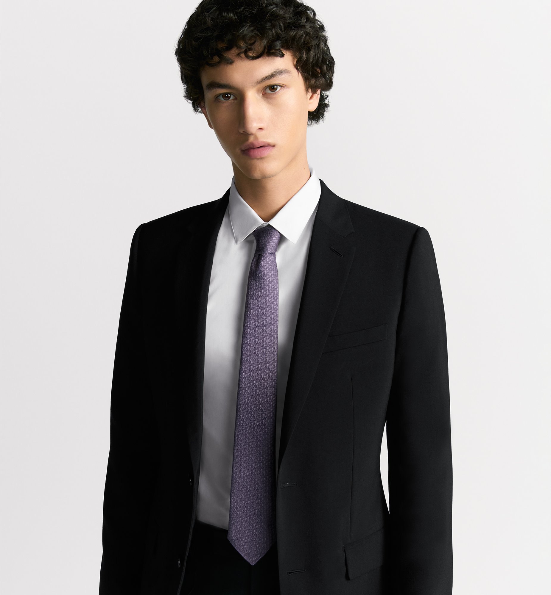 Dior Oblique 넥타이 바이올렛 실크 DIOR Dior Oblique 넥타이 바이올렛 실크 DIOR