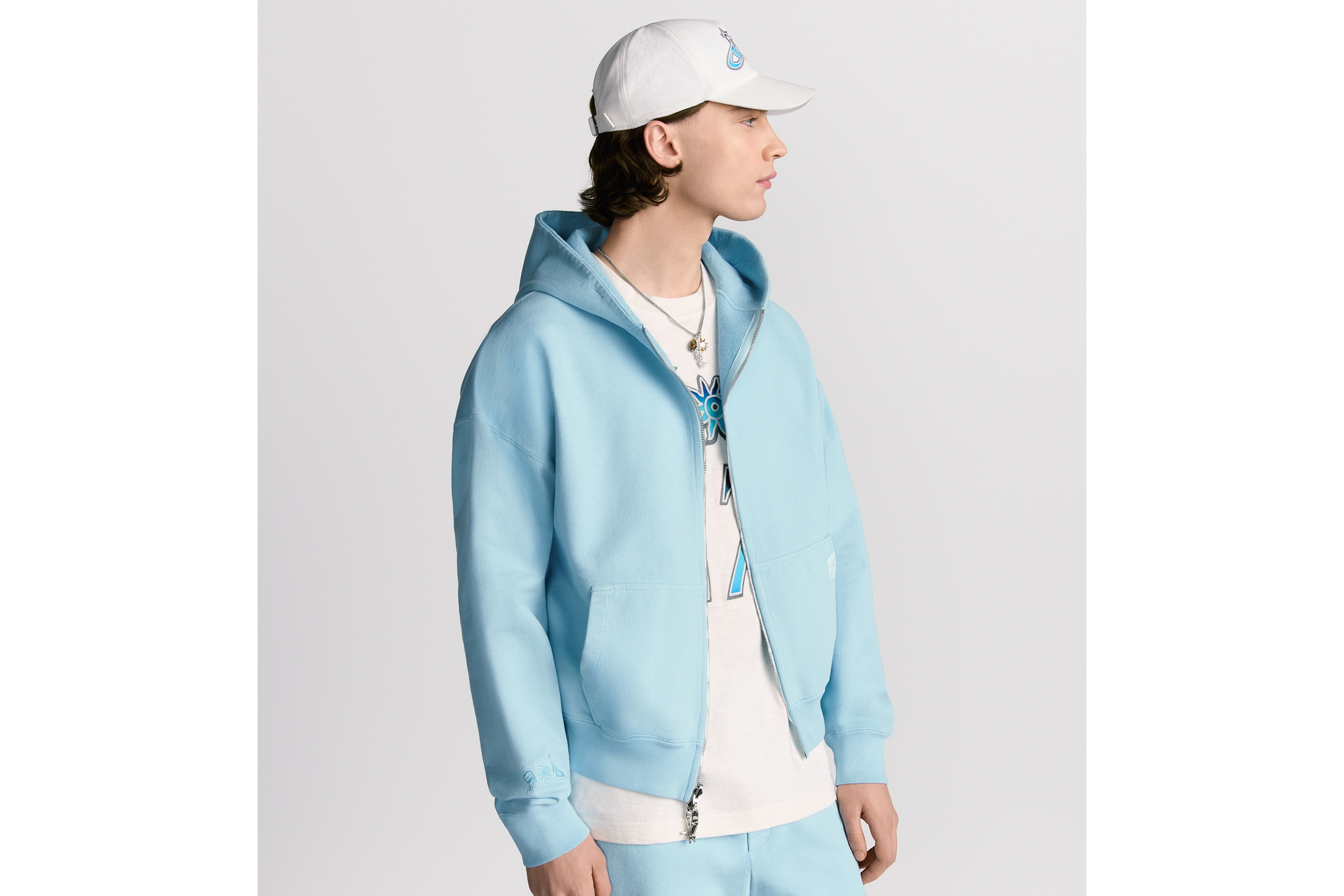 DIOR AND LEWIS HAMILTON Reversible Hooded Sweatshirt