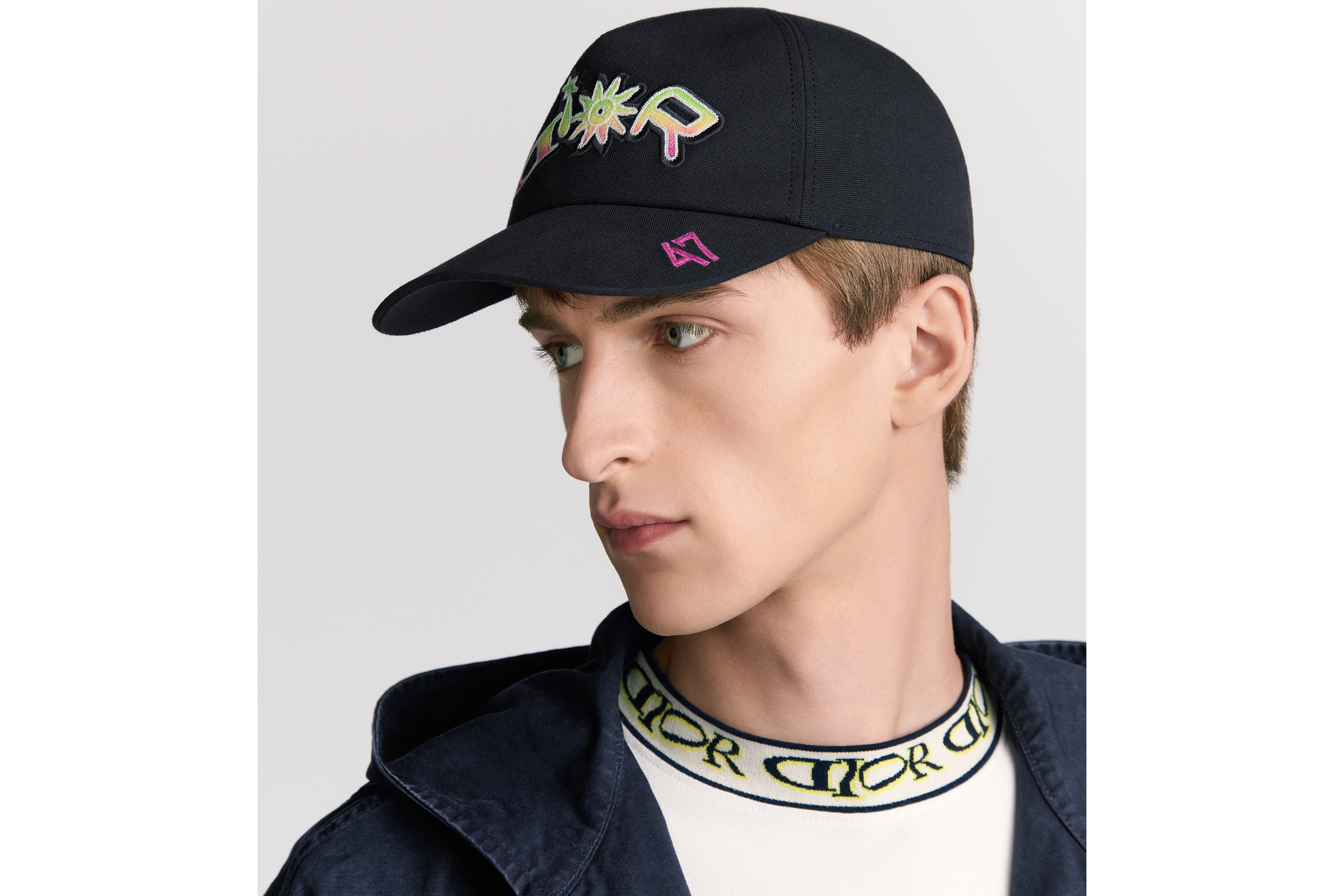 Look DIOR AND LEWIS HAMILTON Cap Black Cotton E26