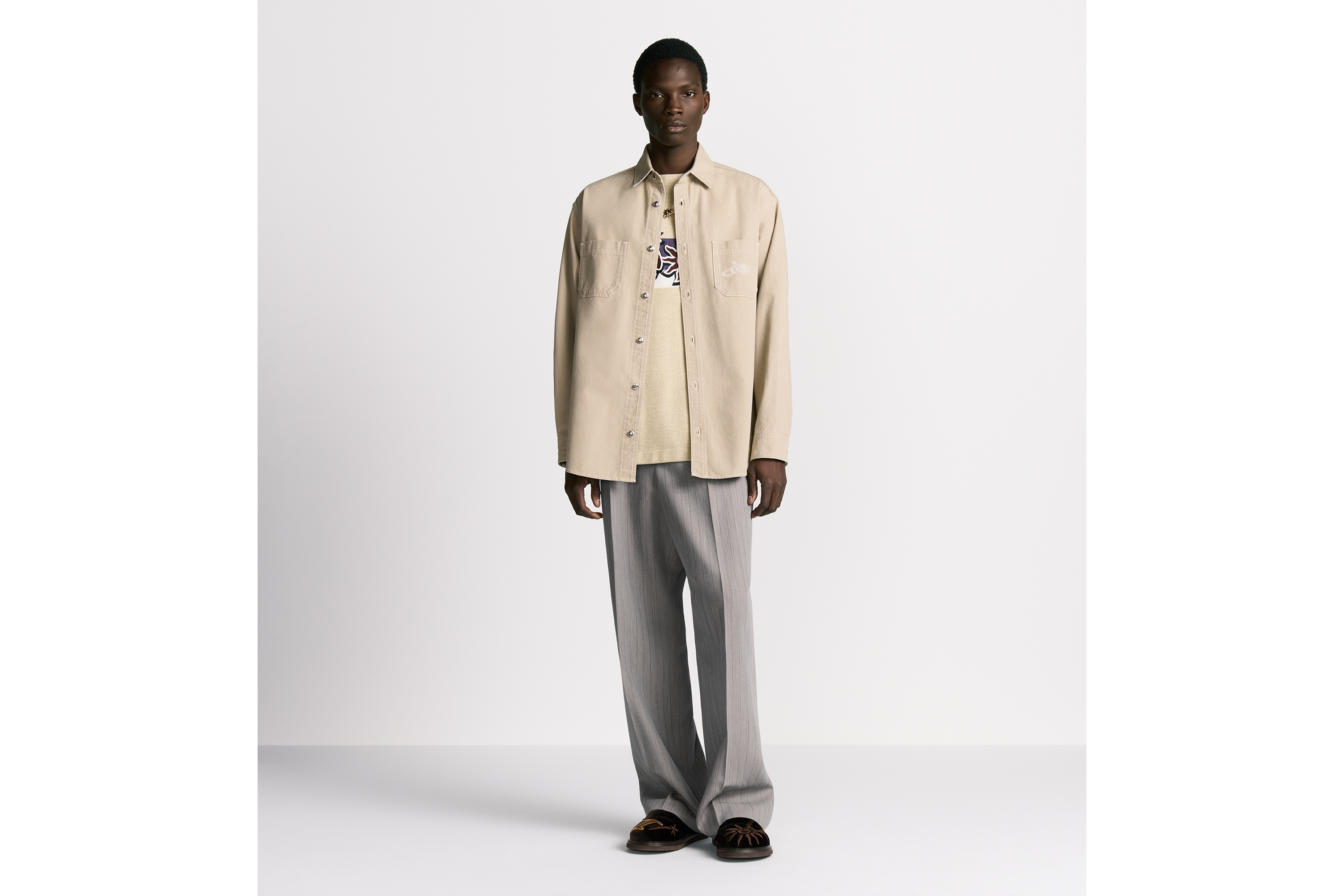 クリスチャン・ディオール ポケット付きシャツ 楽天市場】Dior ディオール シャツ メンズ46 グレー