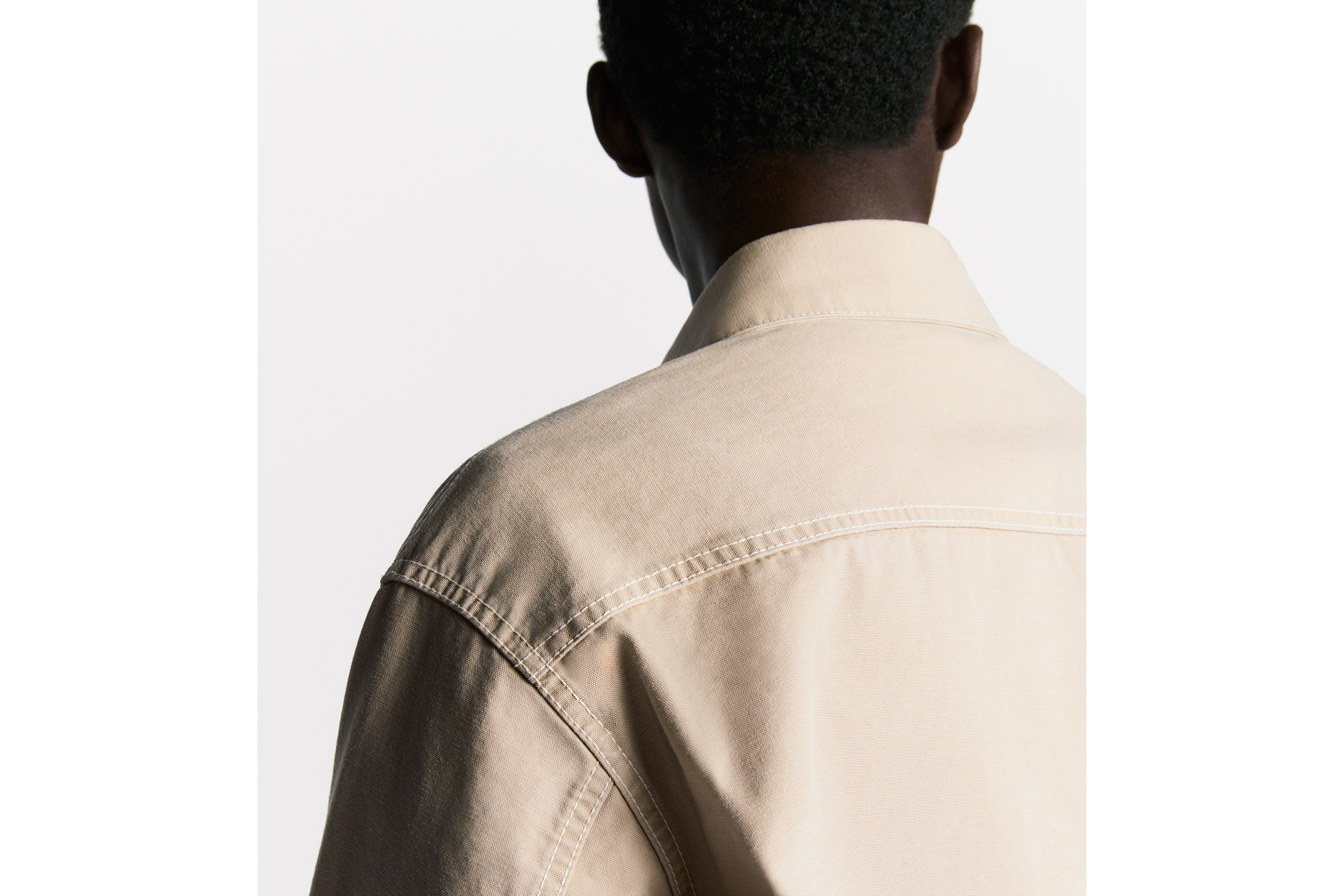 Look DIOR AND LEWIS HAMILTON Shirt Beige Cotton E03