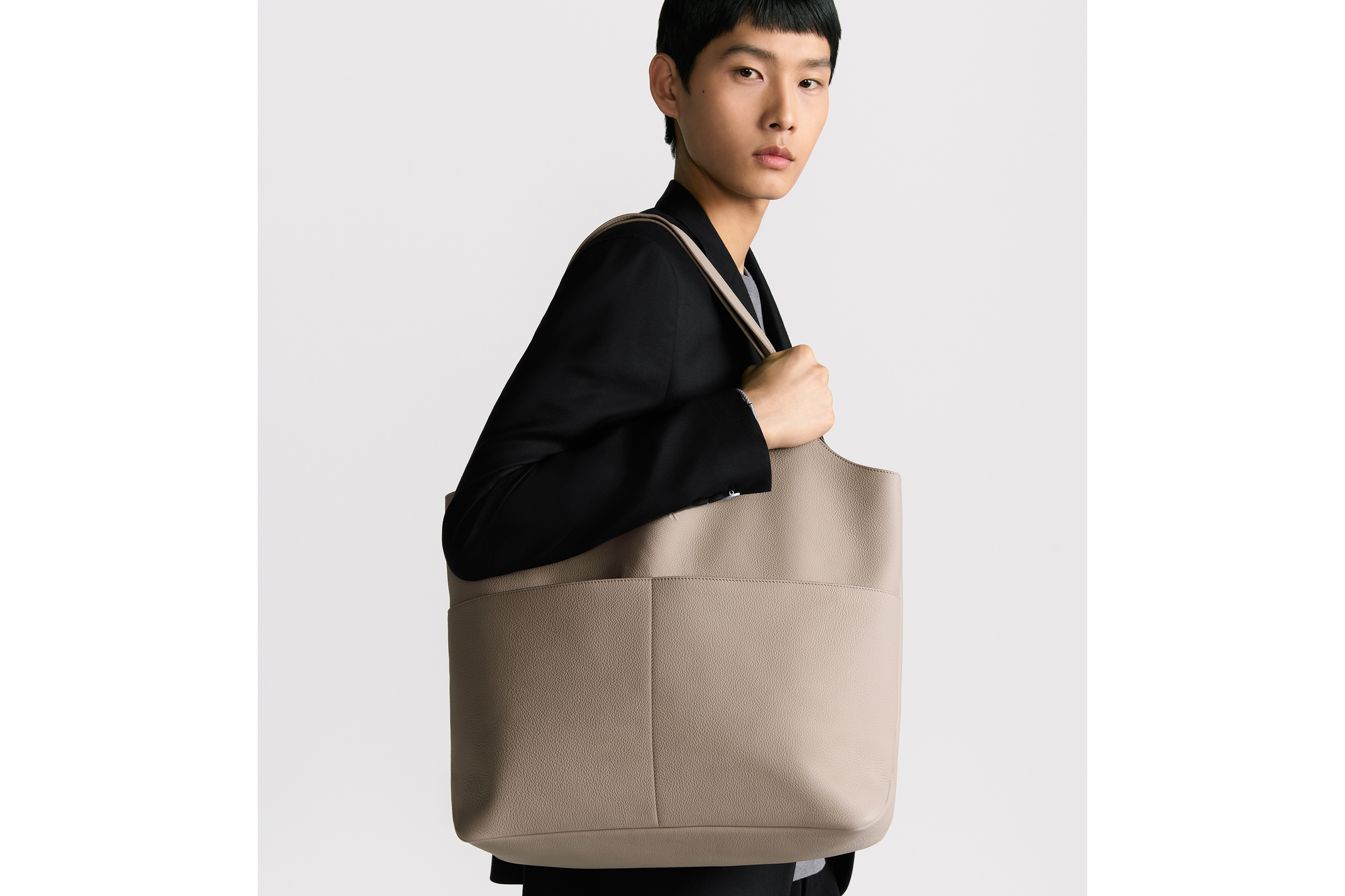 look_image_alt_prefix Dior Privé-tote Beige Dior Icons-kalfsleer E19