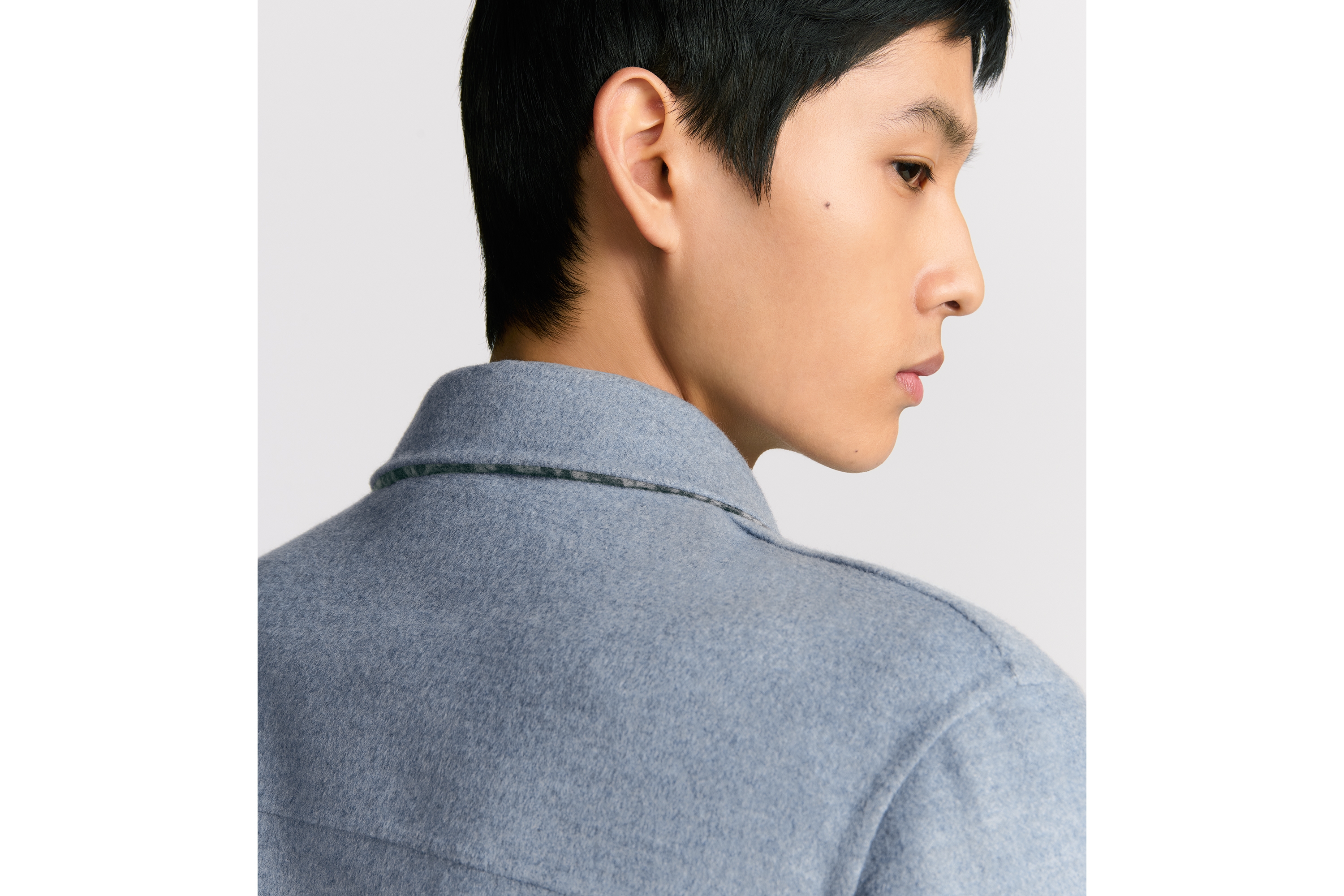 look_image_alt_prefix Jaqueta utilitária Dior Icons Mescla de lã virgem, cashmere e seda dupla-face azul E03