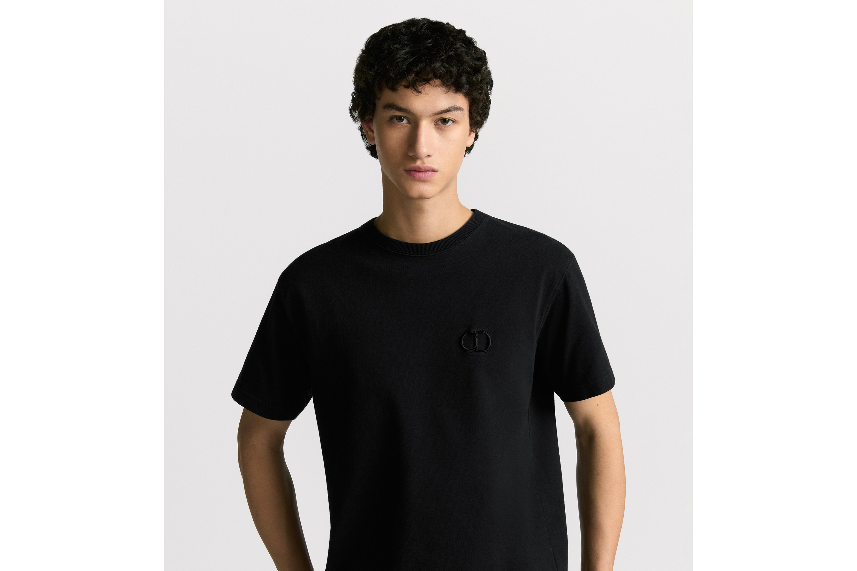 【最終値下】Dior ディオール CD ICON Tシャツ CD Icon Relaxed-Fit T-Shirt Black Cotton Jersey | DIOR