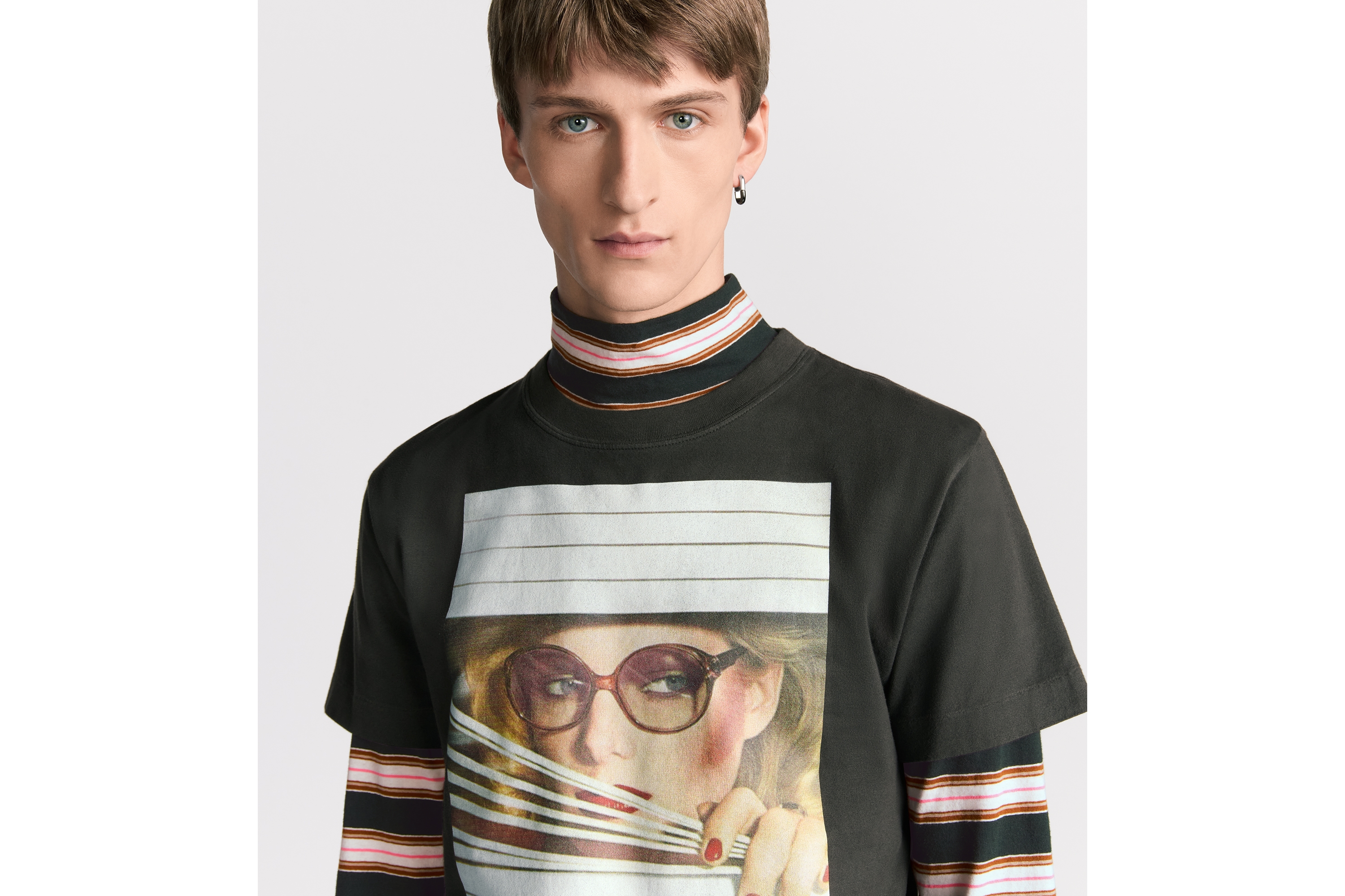 Dior Heritage Tシャツ (レギュラー フィット) コットンジャージー E07