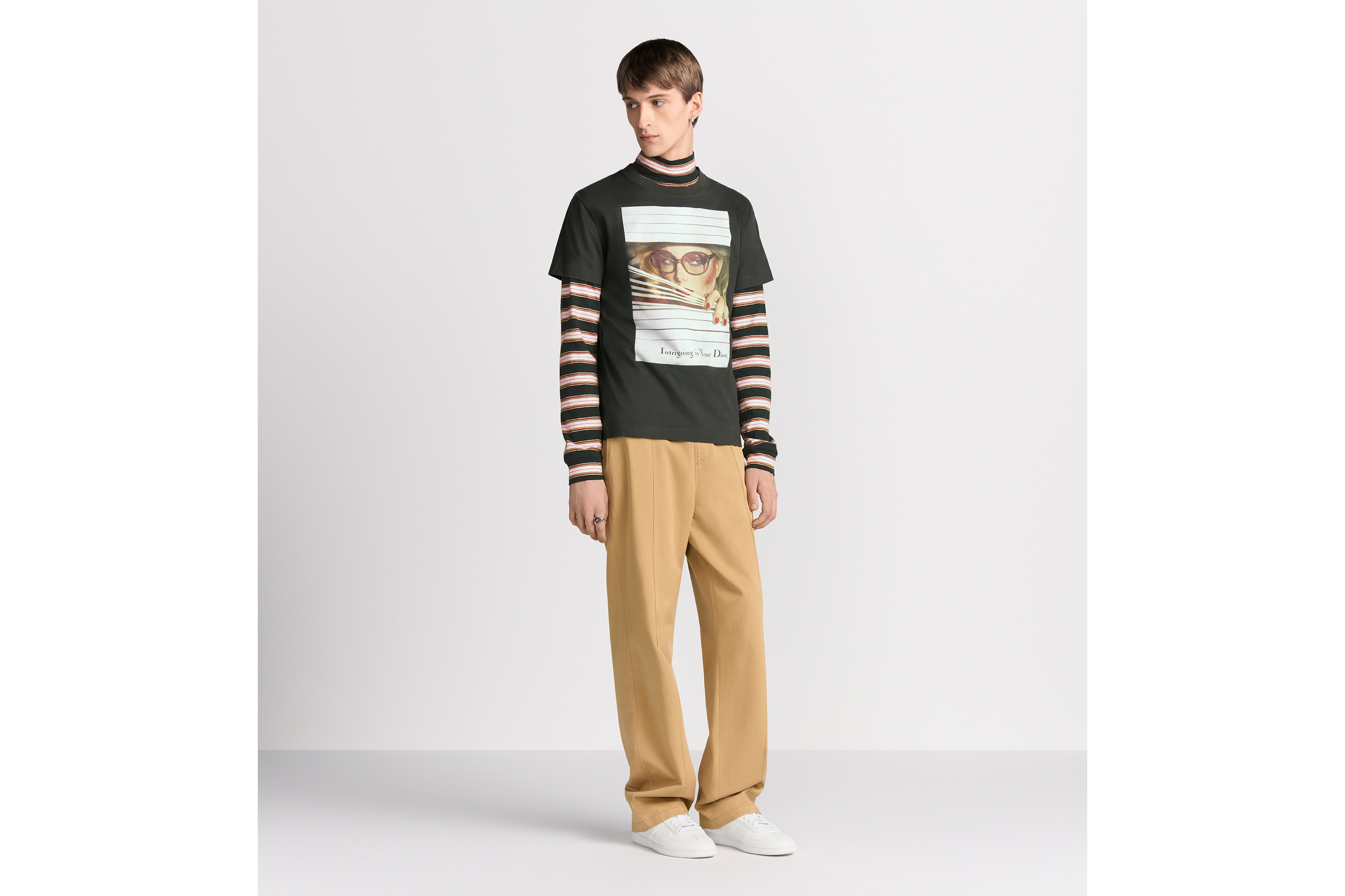 Dior Heritage Tシャツ (レギュラー フィット) コットンジャージー E08