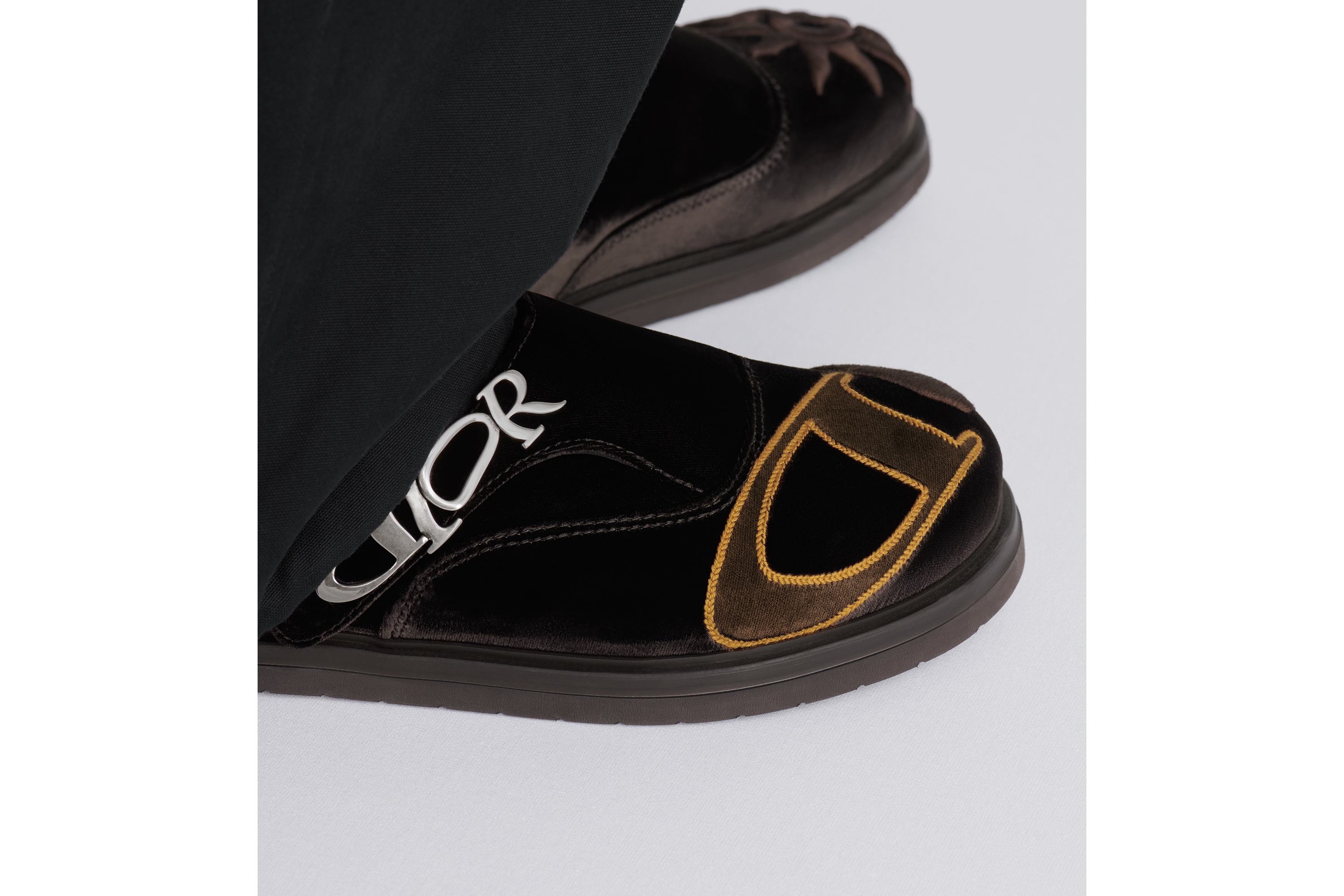 Dior ベルベット ミュール 35.5
