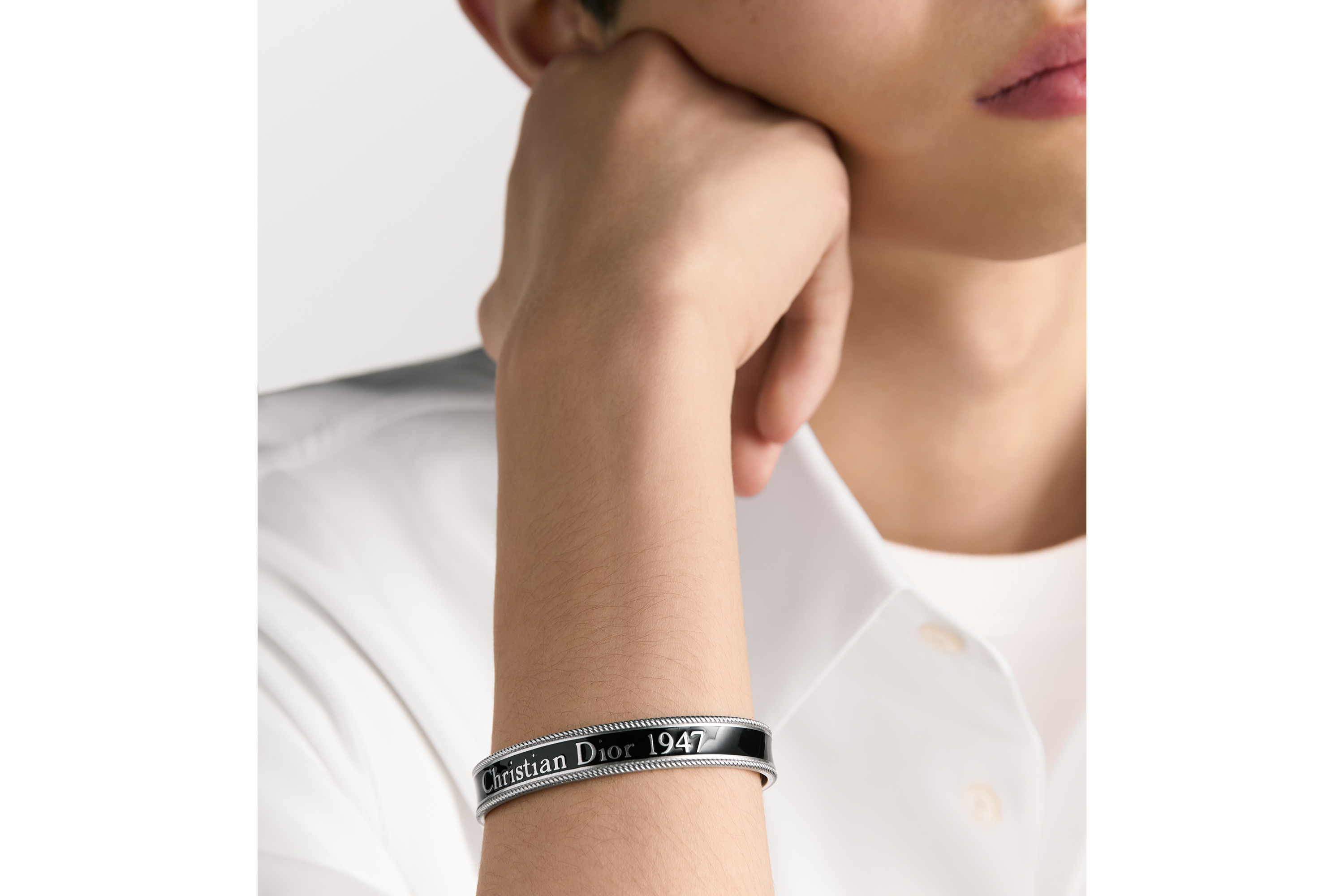Dior Black Star Bangle