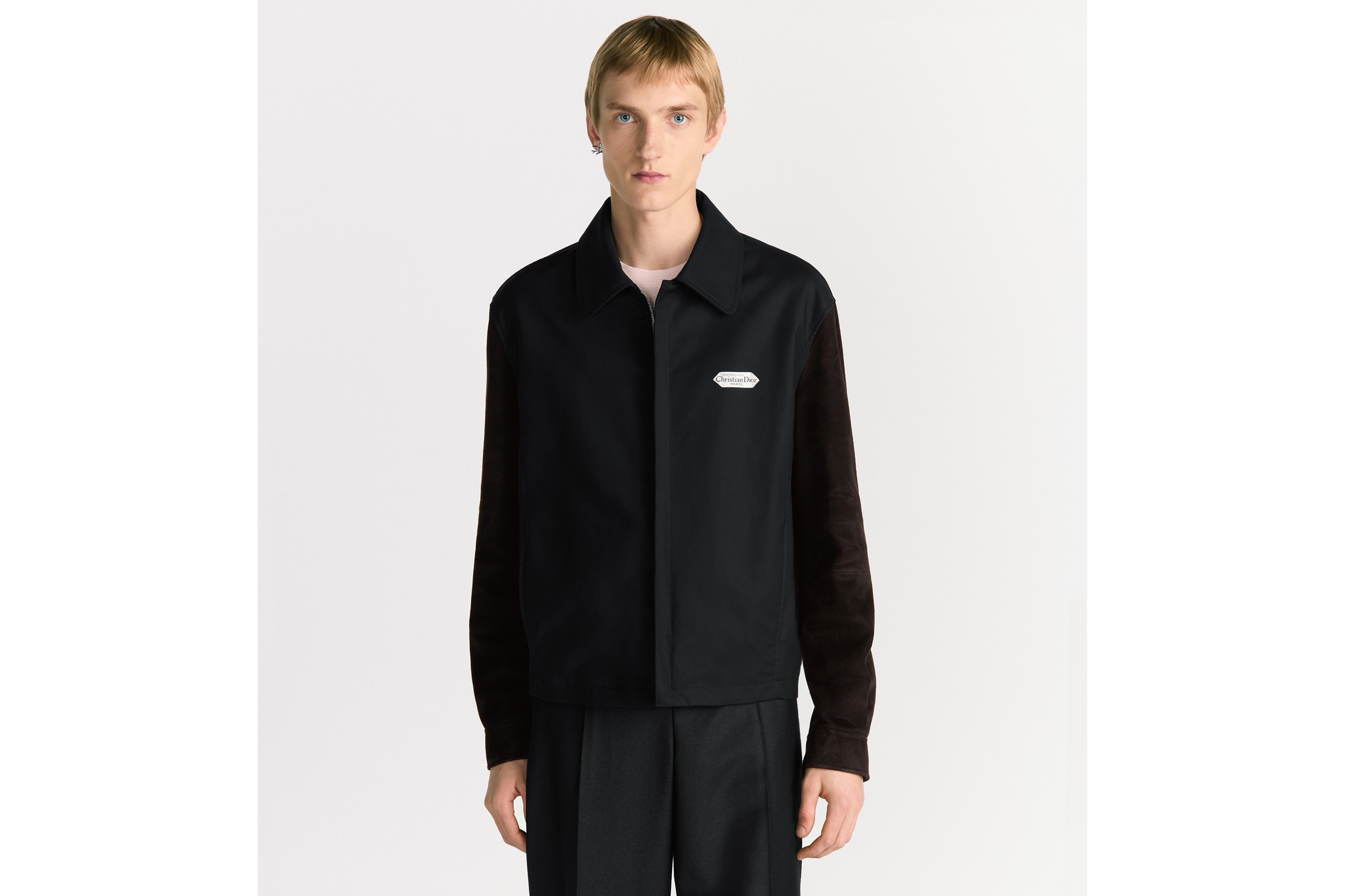 Zipped Blouson Jacket with Christian Dior Paris Tag