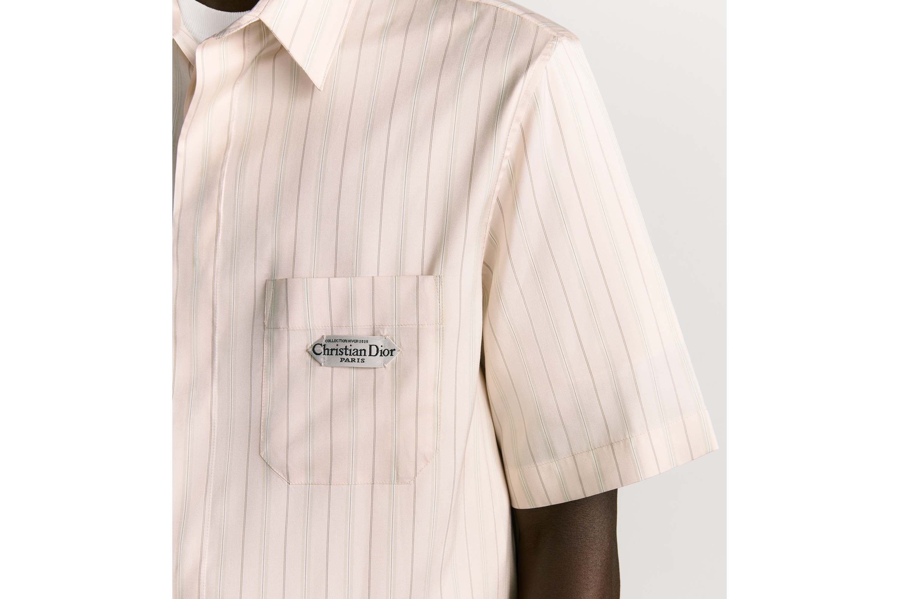Short-Sleeved Shirt with Christian Dior Paris Tag