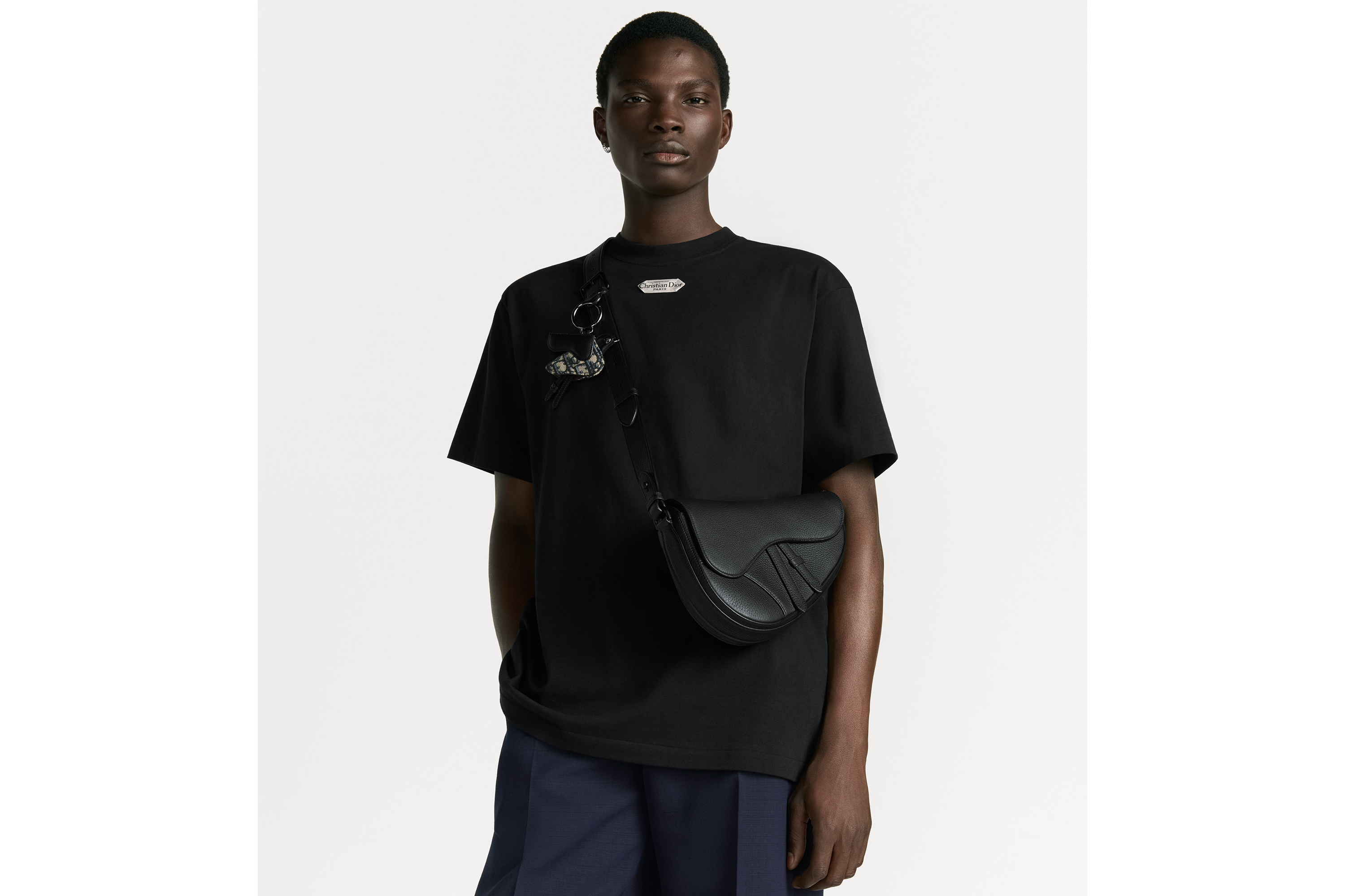 Look Saddle Bag Black Grained Taurillon Leather E19