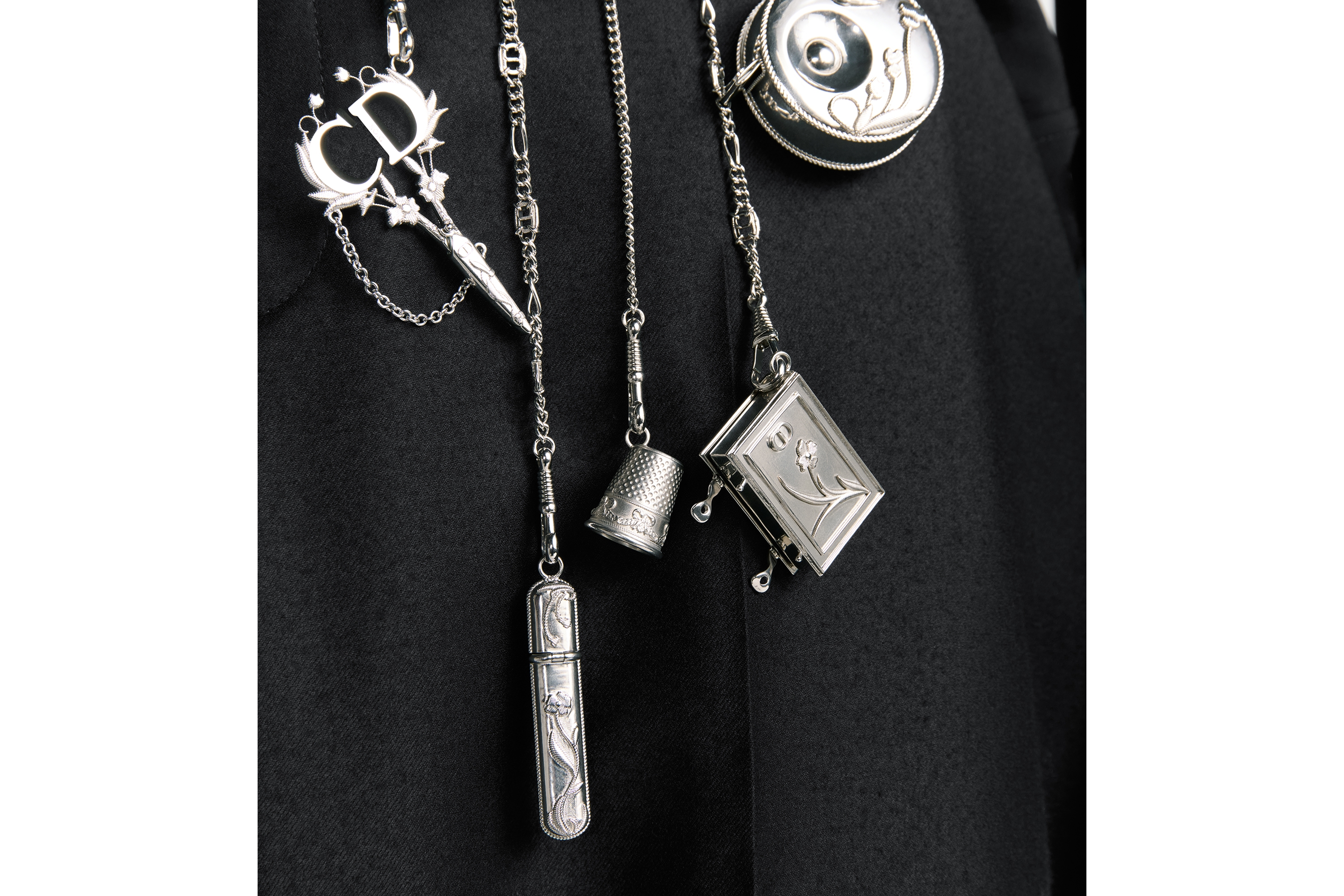 CD Icon Chatelaine Belt Clasp