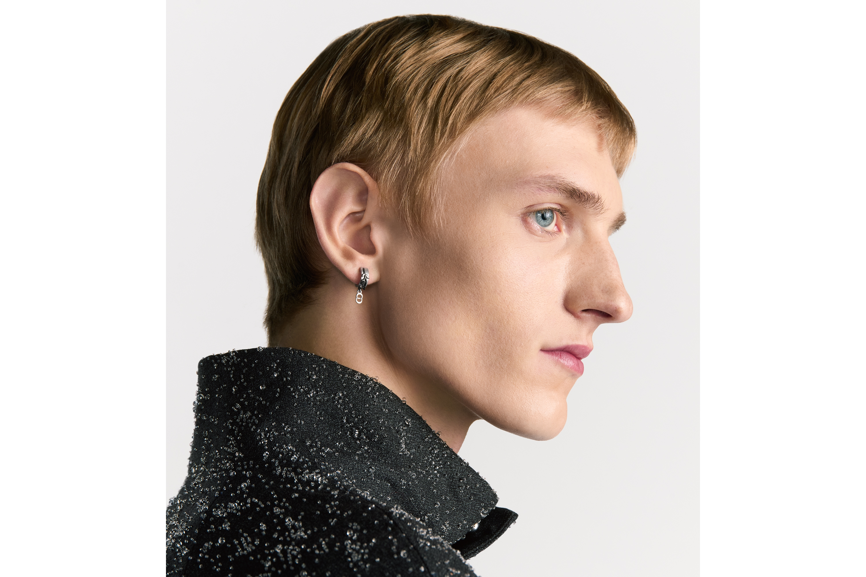 Dior Black Star Earring Set