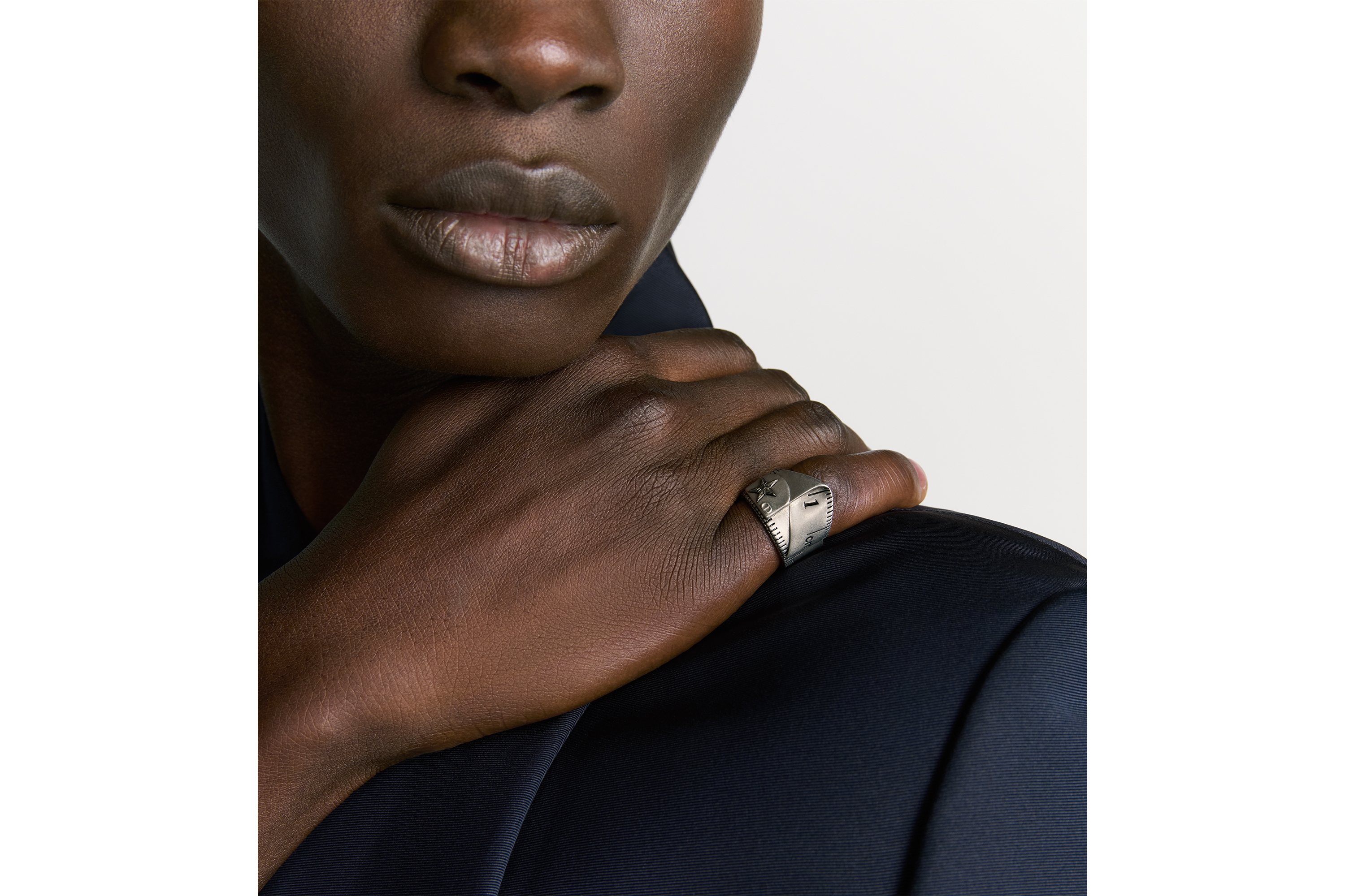 Dior Black Star Ring