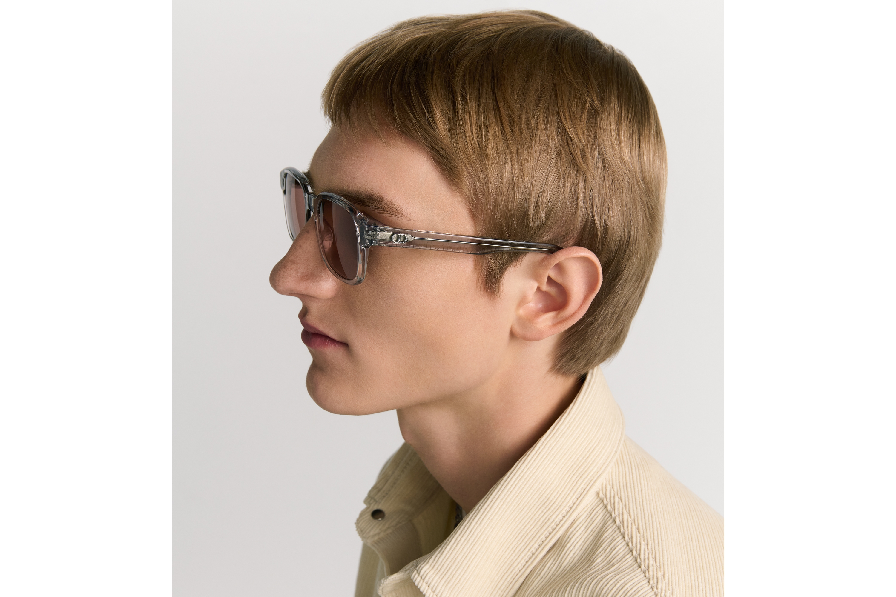 CD Icon S4I Gafas de sol cuadradas gris transparente E29