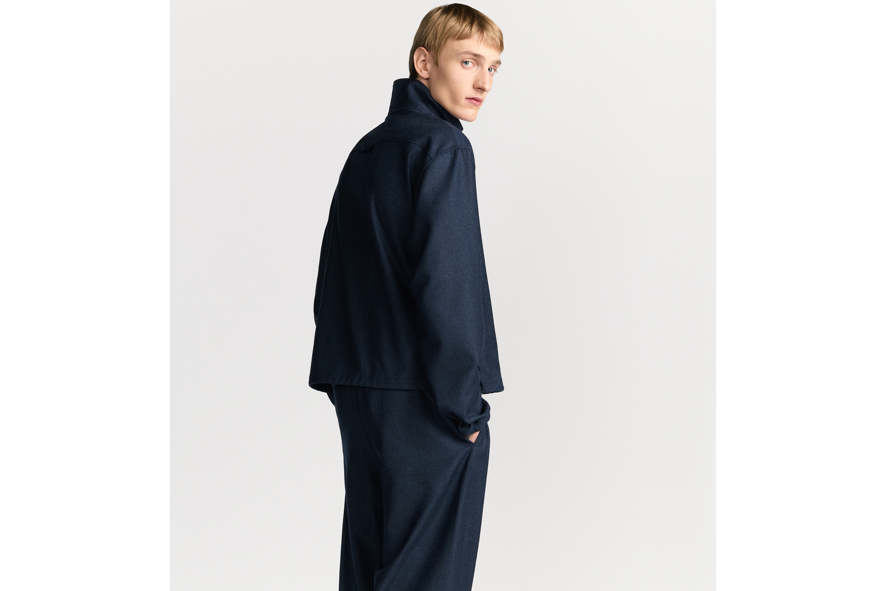 Zipped Shirt with Dior Oblique Interior