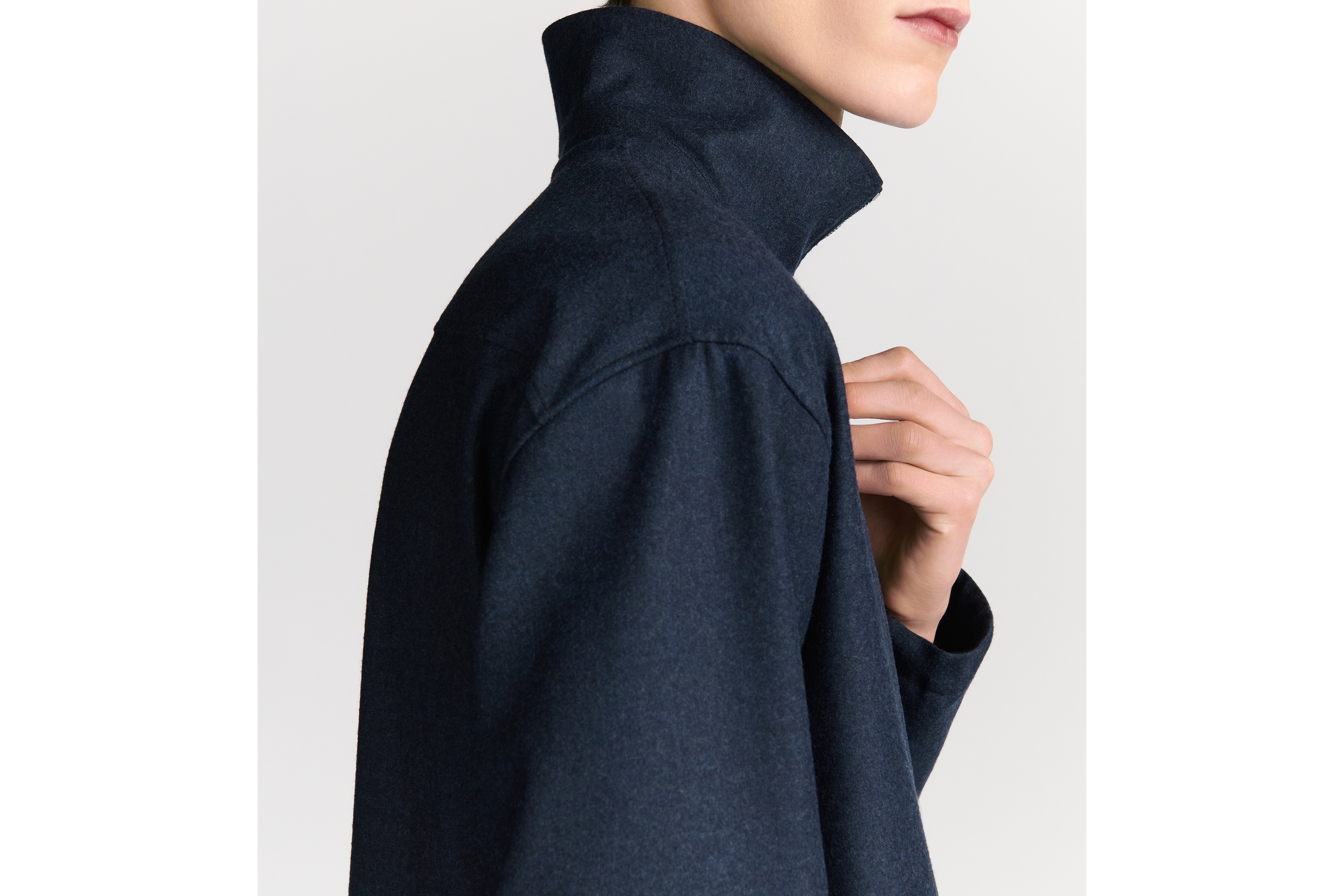 Zipped Shirt with Dior Oblique Interior
