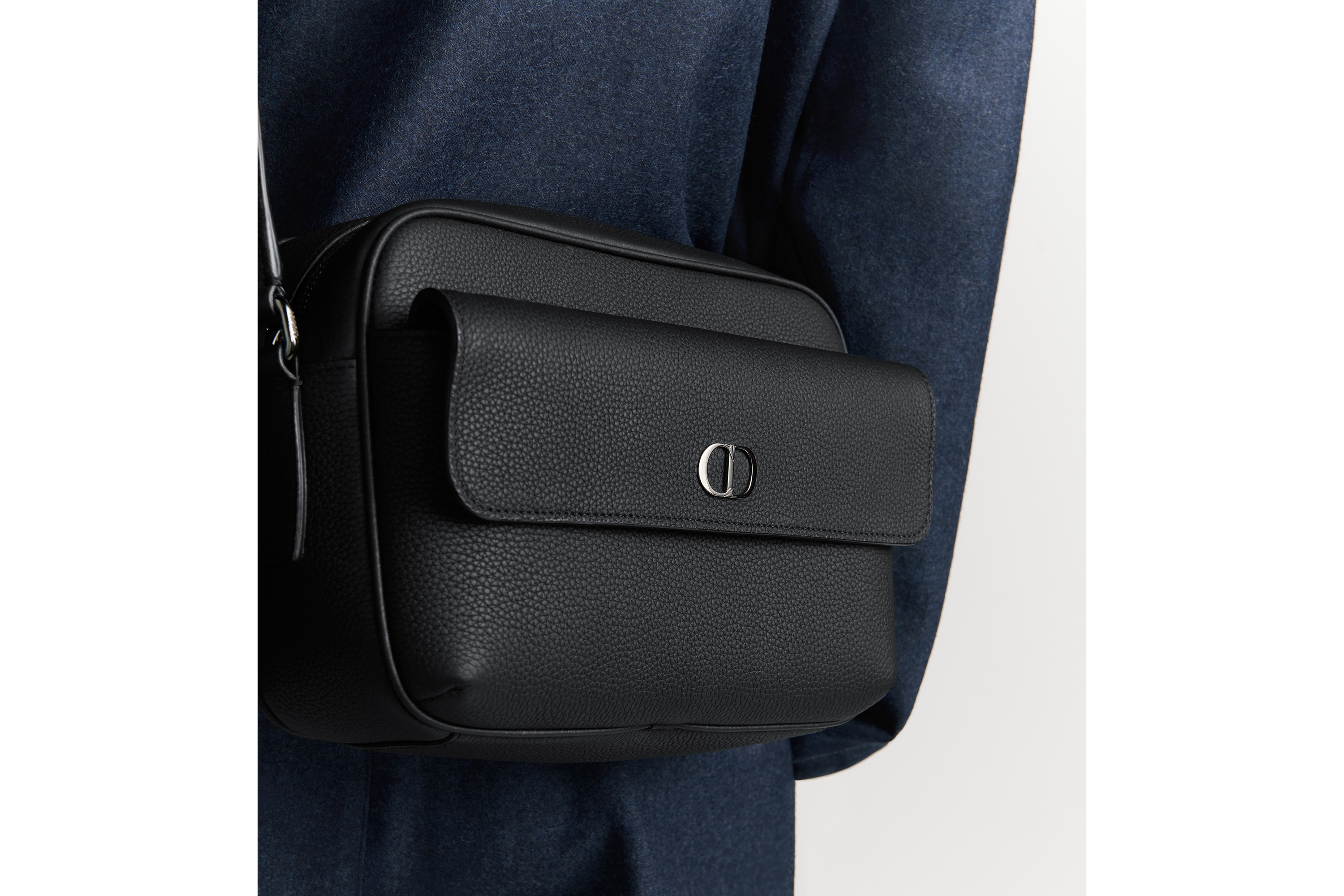 CD Icon Zipped Messenger Bag