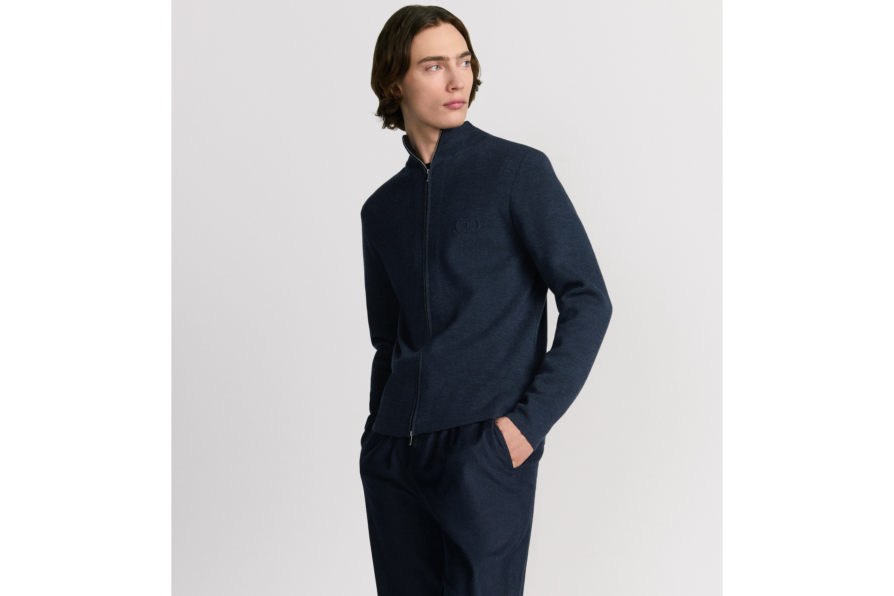 CD Icon Zipped Sweater