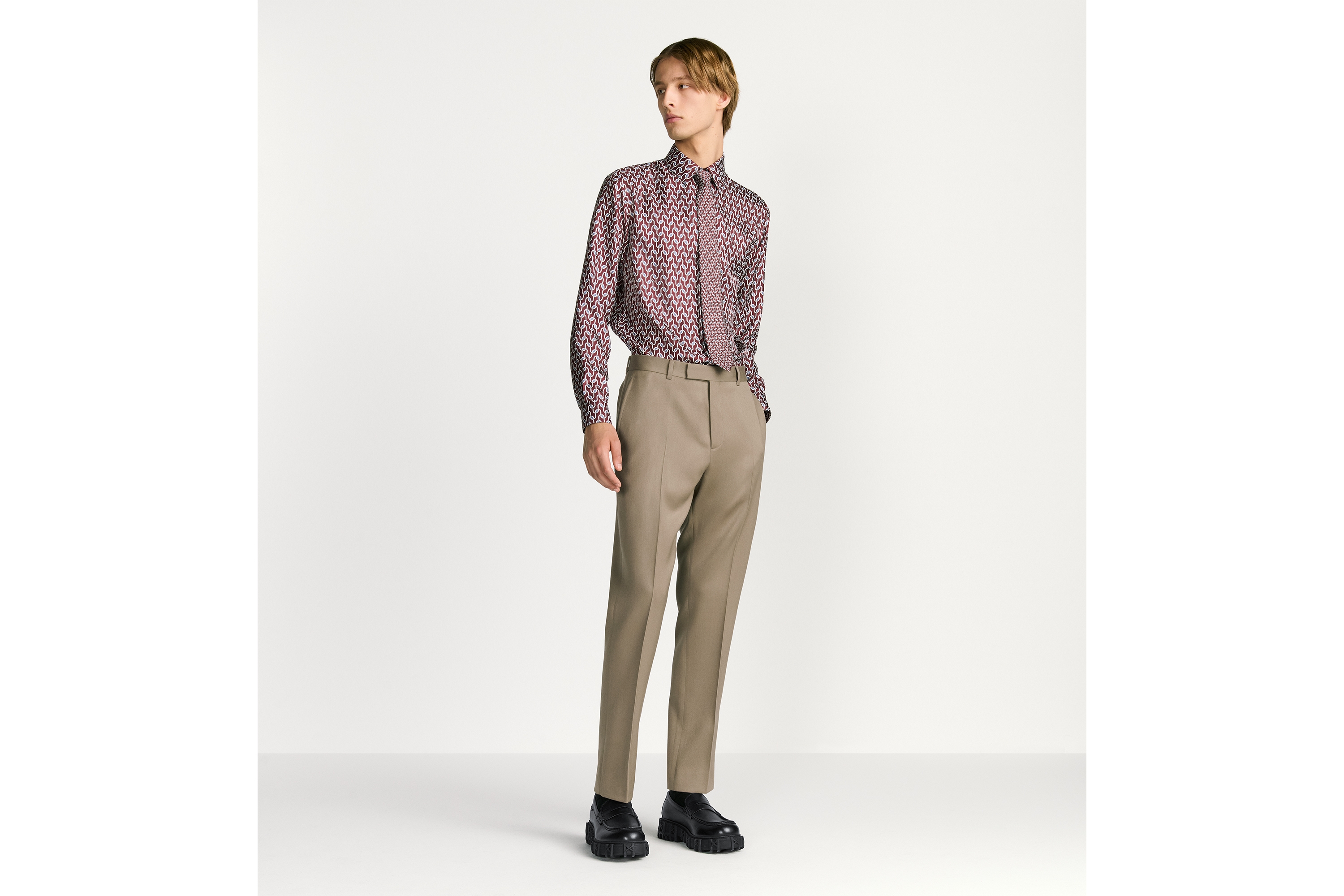 Shirt with Dior Entrelacé Motif