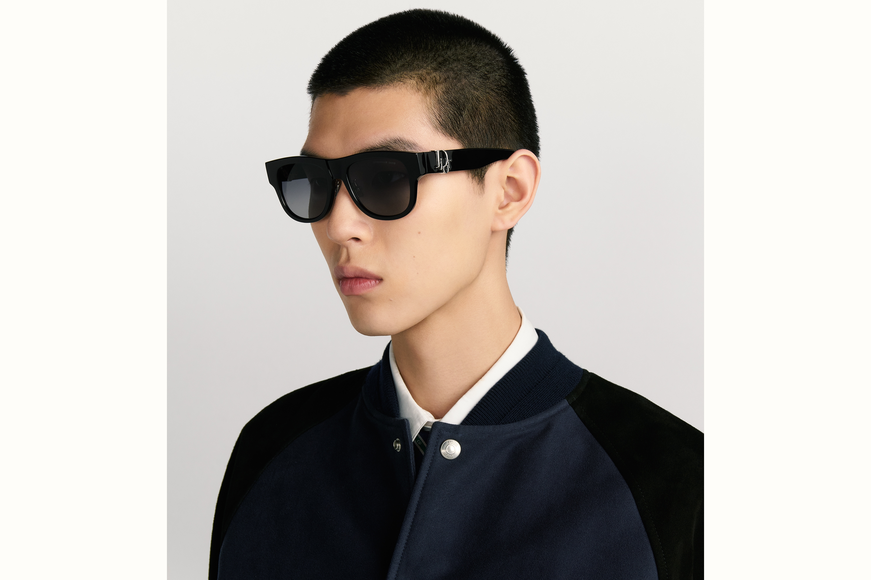 Look Dior Oblique S4F Black Square Sunglasses E29