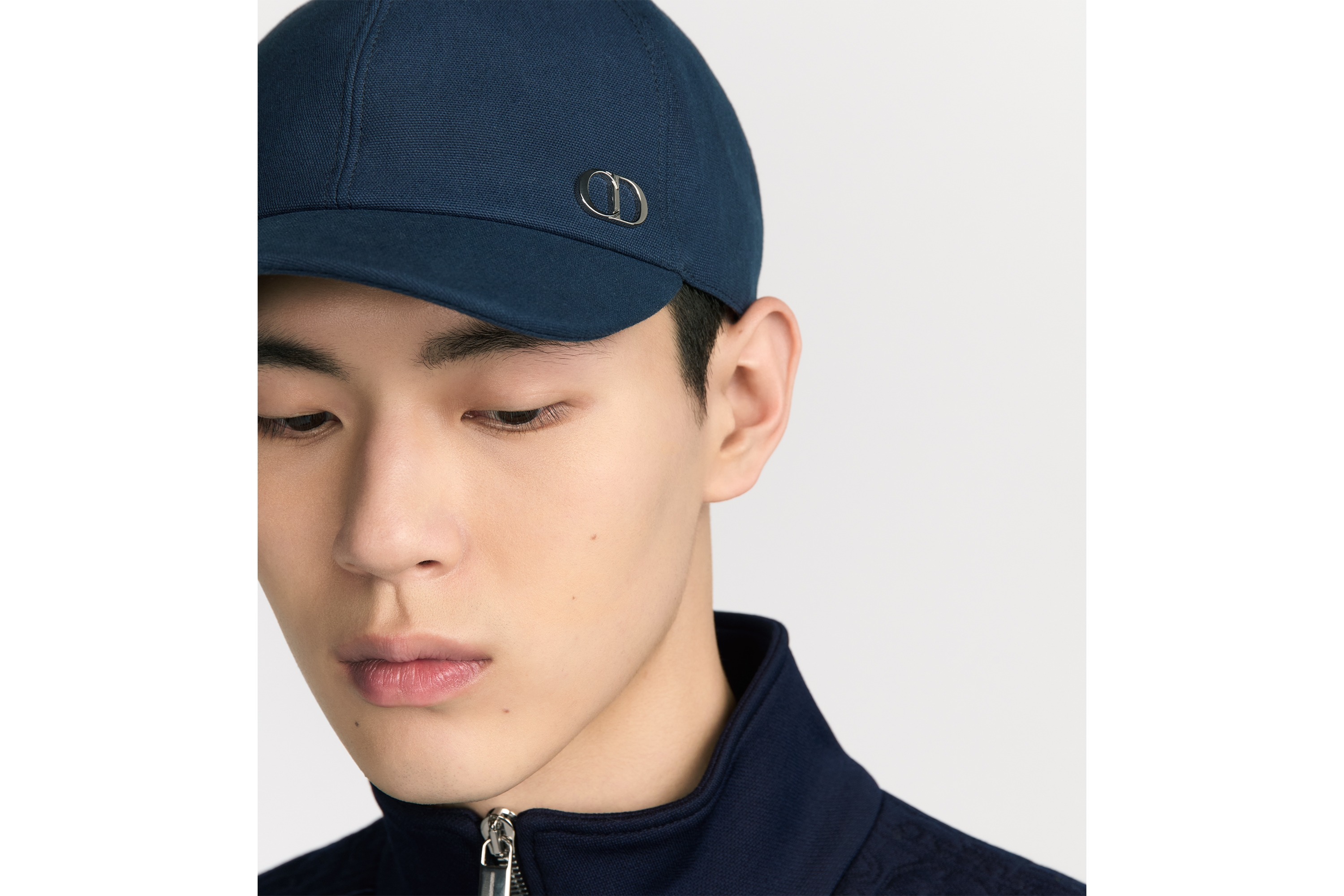 Look Casquette CD Icon Toile de coton bleu foncé E27