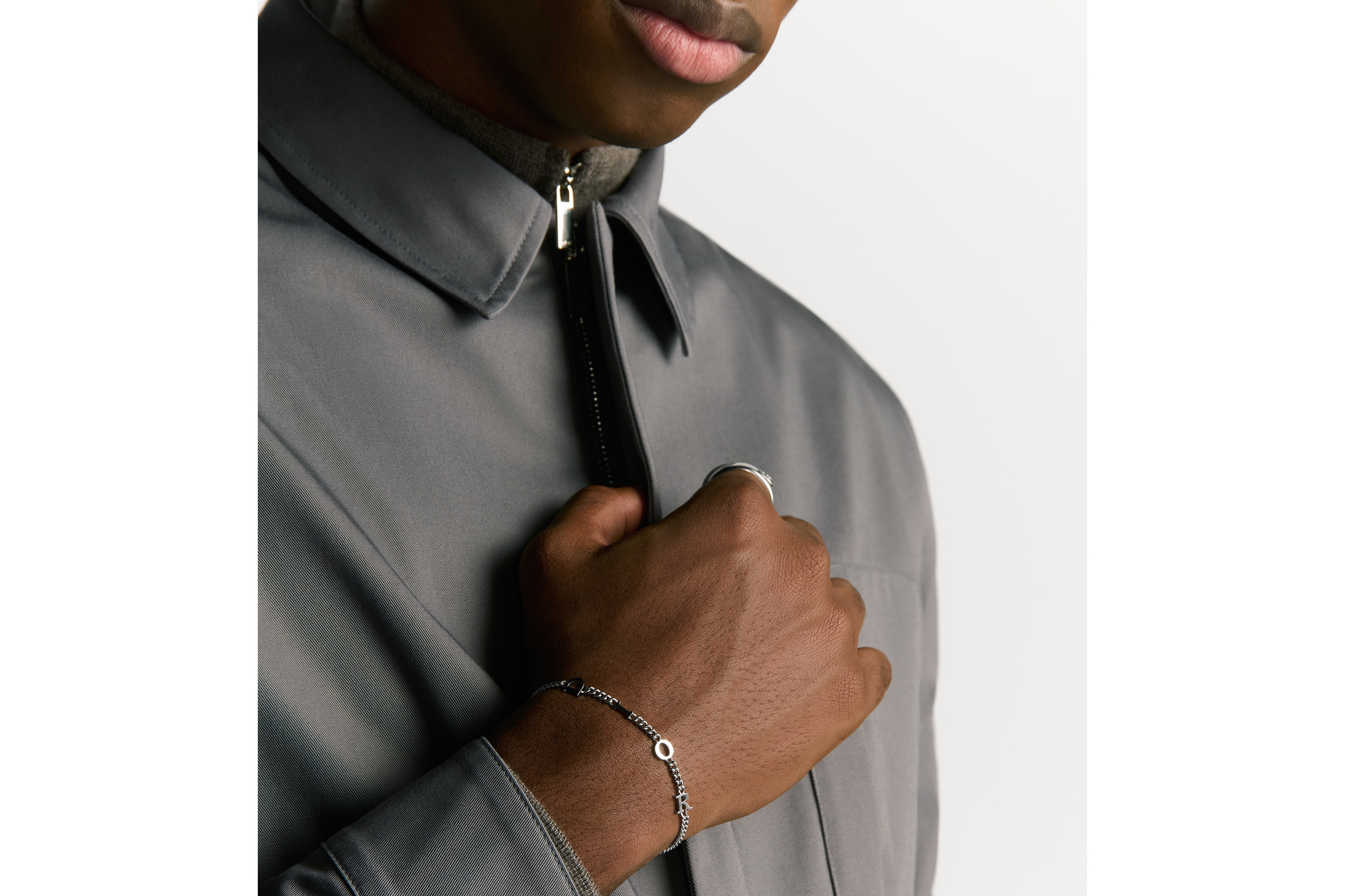 Dior Contrast Chain Link Bracelet