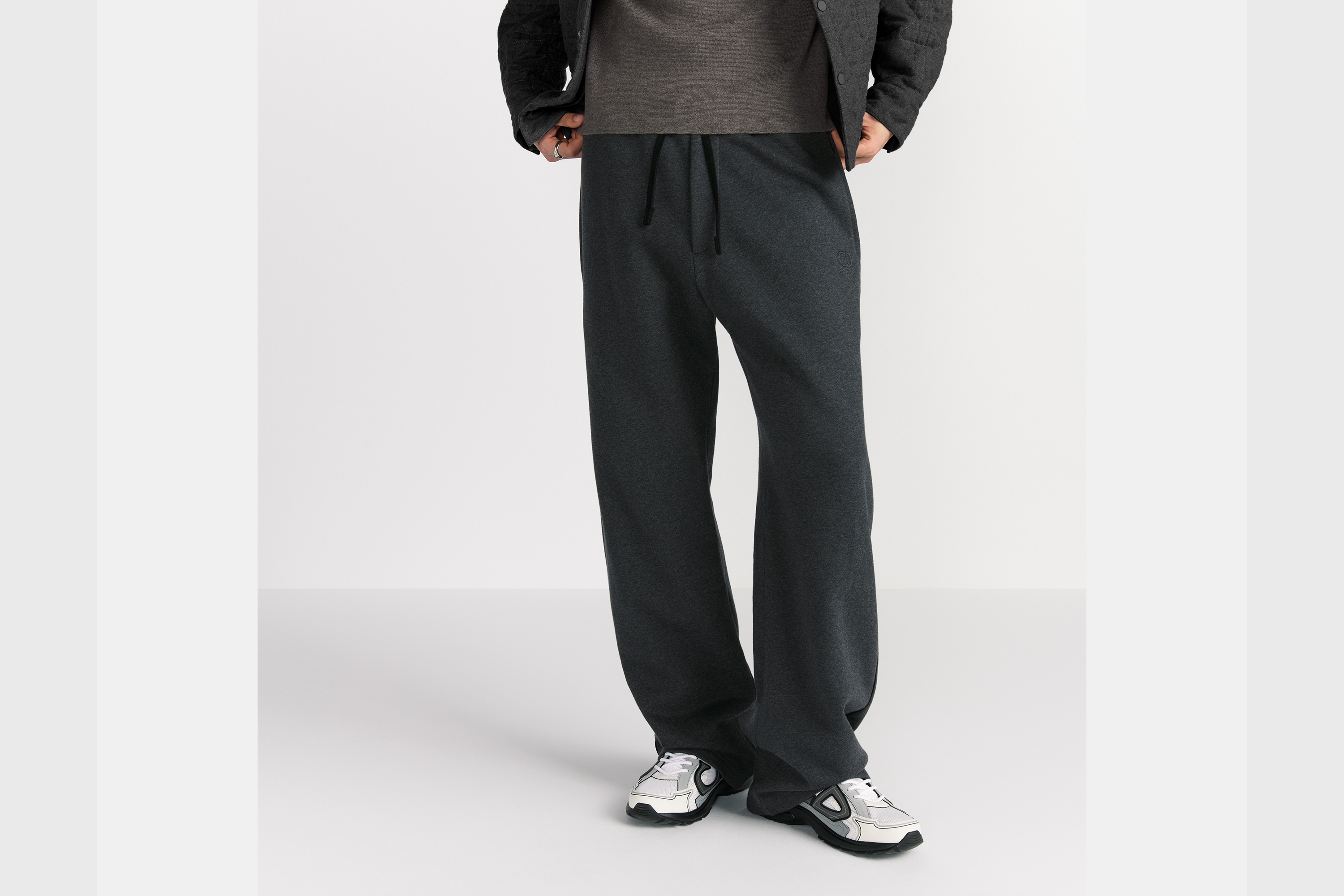 look_image_alt_prefix CD Icon-joggingbroek Zwarte katoenfleece E13