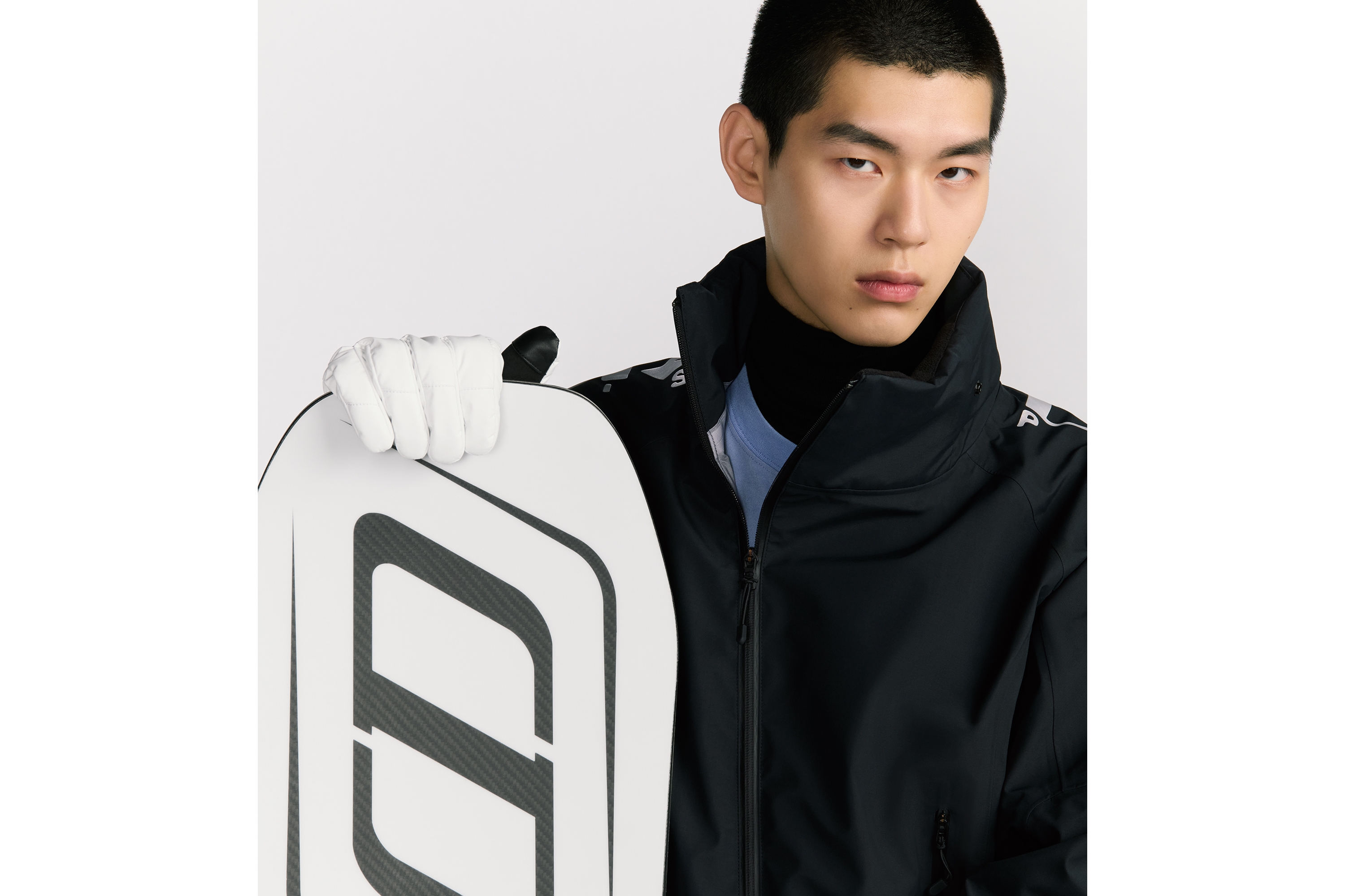 look_image_alt_prefix DIOR AND FACTORY 9 Snowboard – 153 cm Mattes Ecru – LIMITED EDITION E50