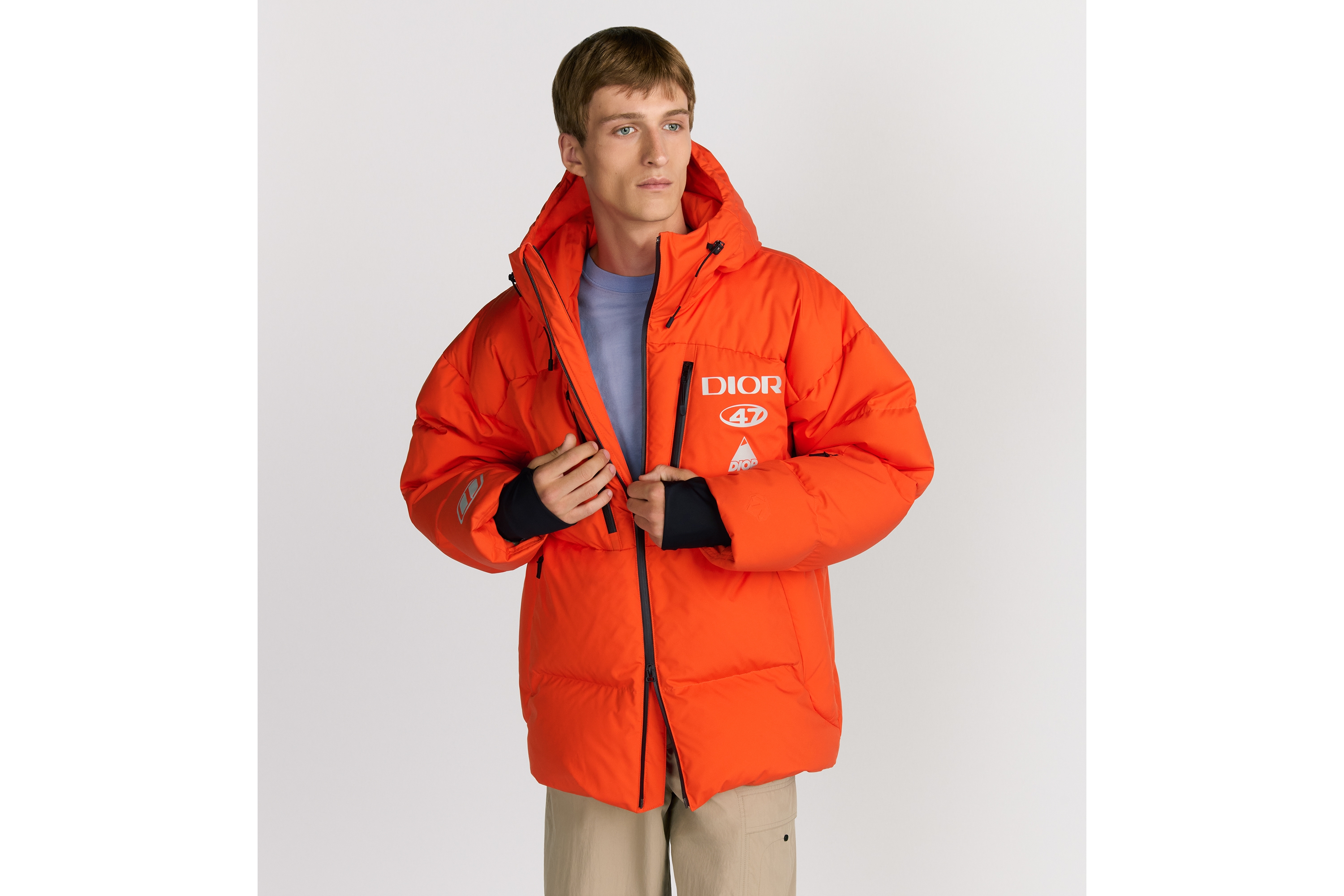 DIOR AND DESCENTE Hooded Down Jacket