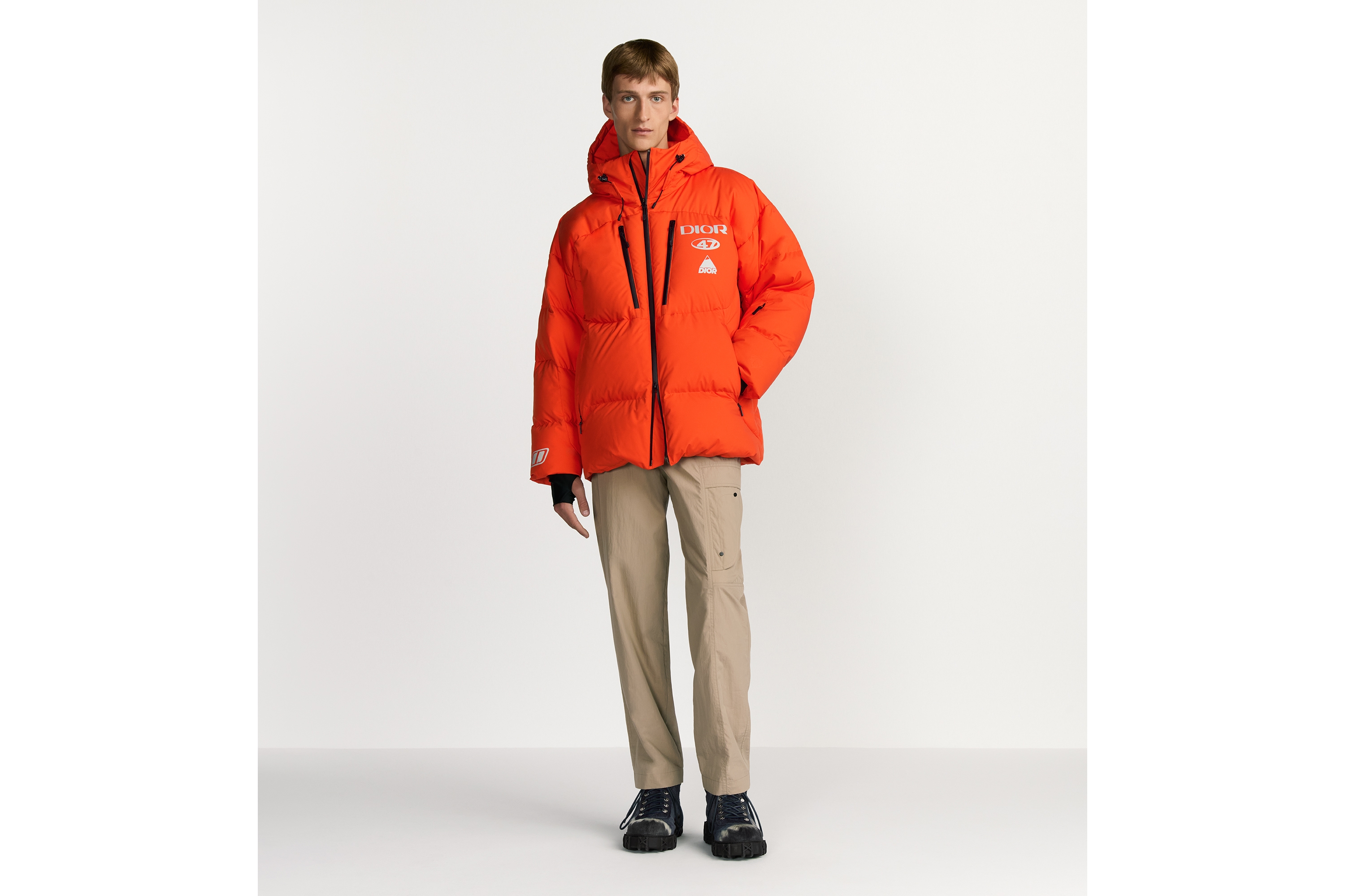 DIOR AND DESCENTE Hooded Down Jacket