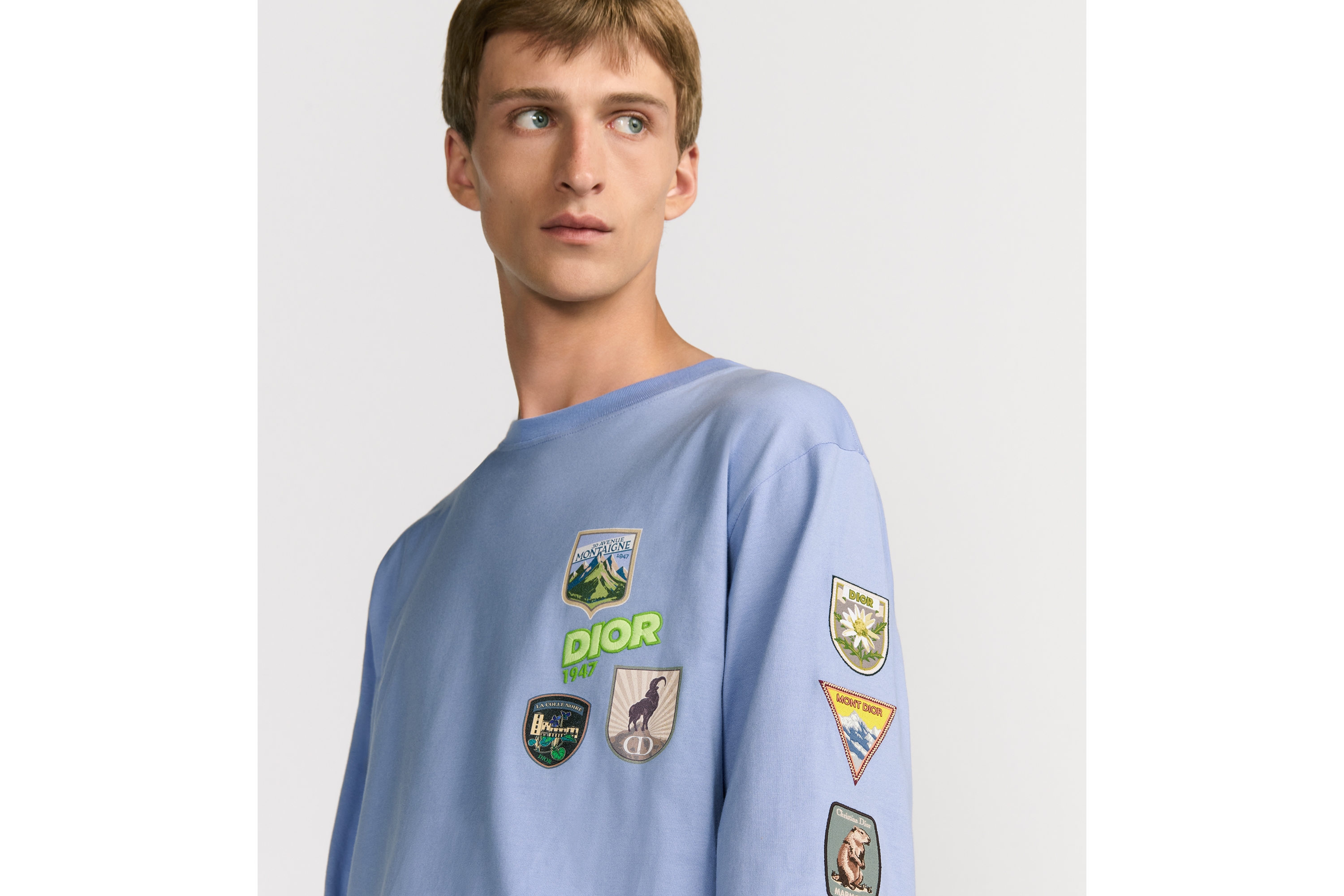 Dior Mountain Long-Sleeved T-Shirt, Relaxed Fit