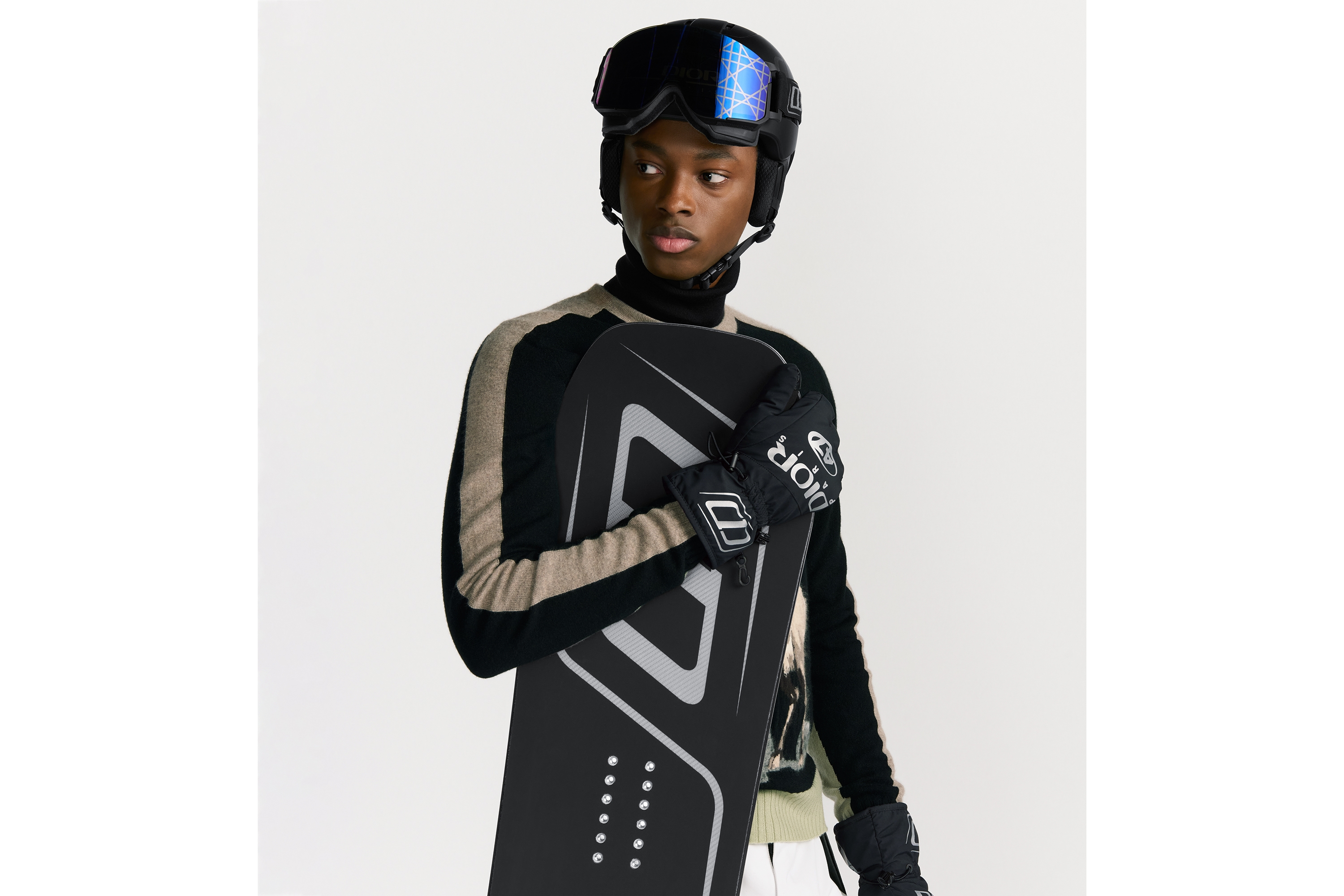 look_image_alt_prefix Casco de esquí y snowboard DIOR AND POC Negro mate con firmas E49