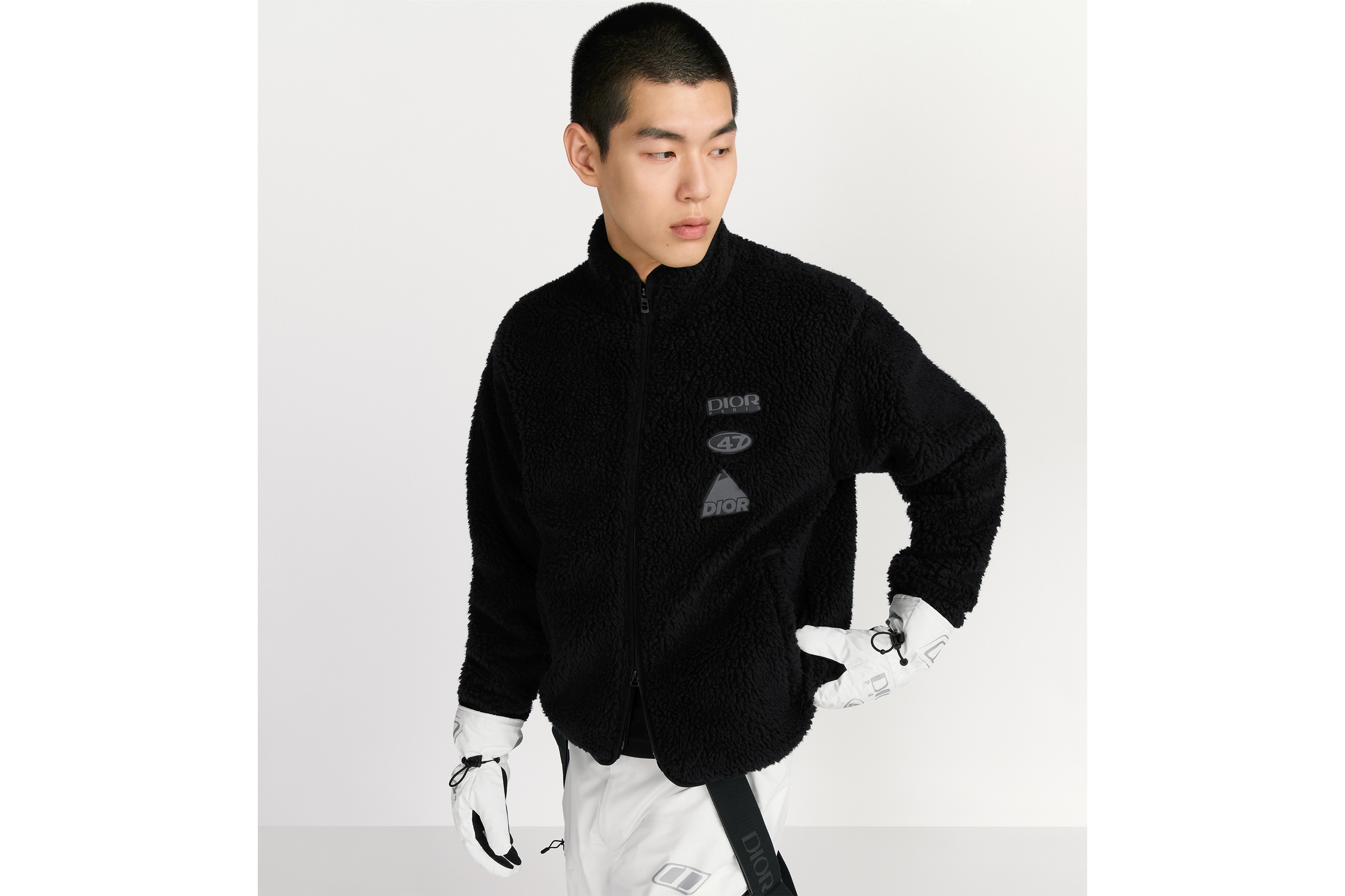 Look Polaire de ski DIOR AND DESCENTE Molleton technique noir E01