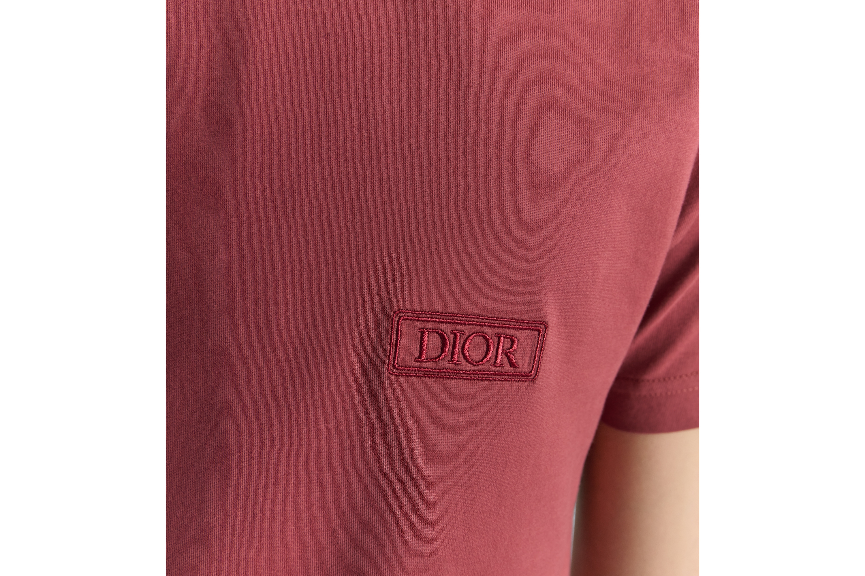 Dior Icons T-Shirt, Regular Fit Pink Sea Island Cotton Jersey E10