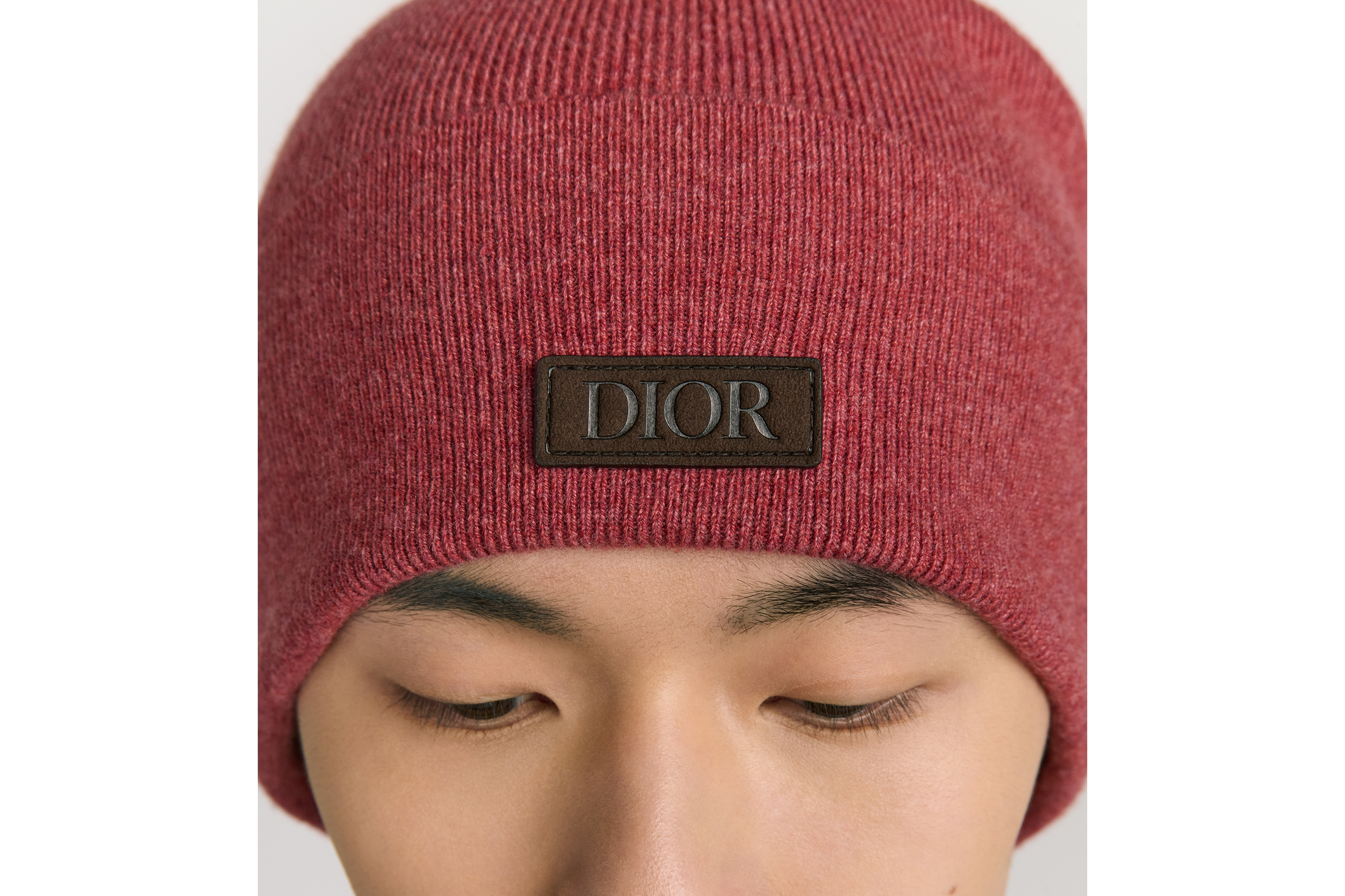 look_image_alt_prefix Dior Icons 軟帽 紅色羊絨混紡 E27