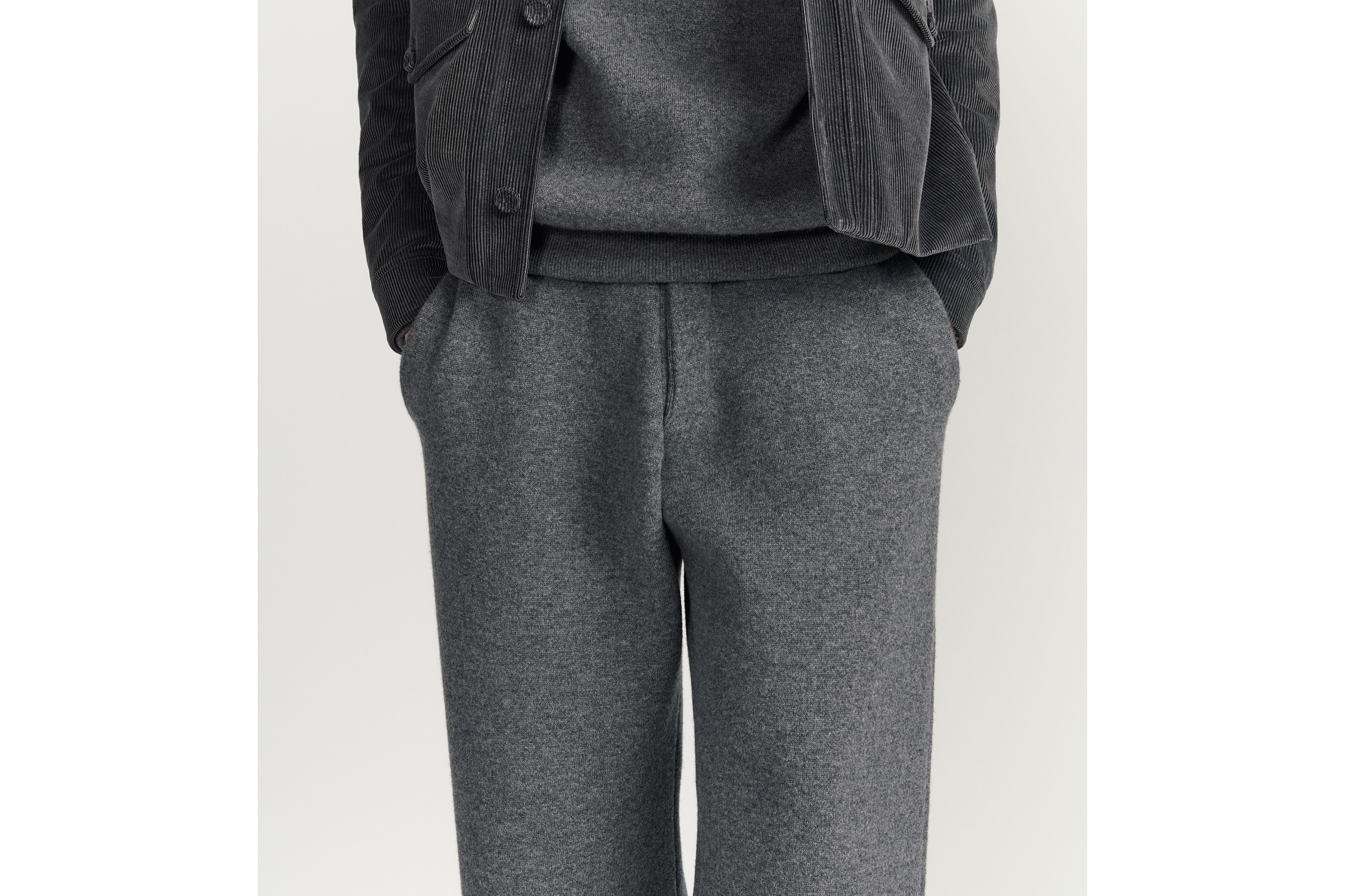 look_image_alt_prefix Pantaloni sportivi Dior Icons Cachemire double face grigio E17