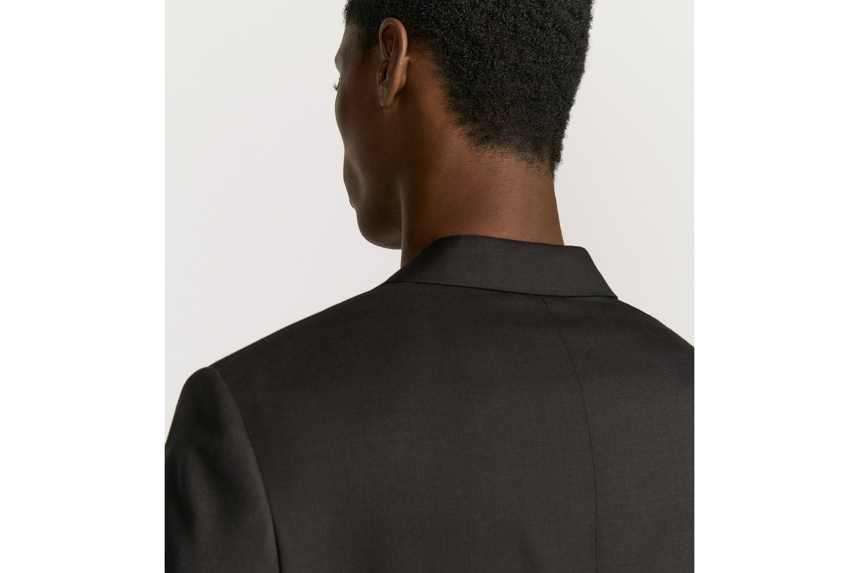 Dior Icons 재킷 브라운 캐시미어 울 트윌 E03