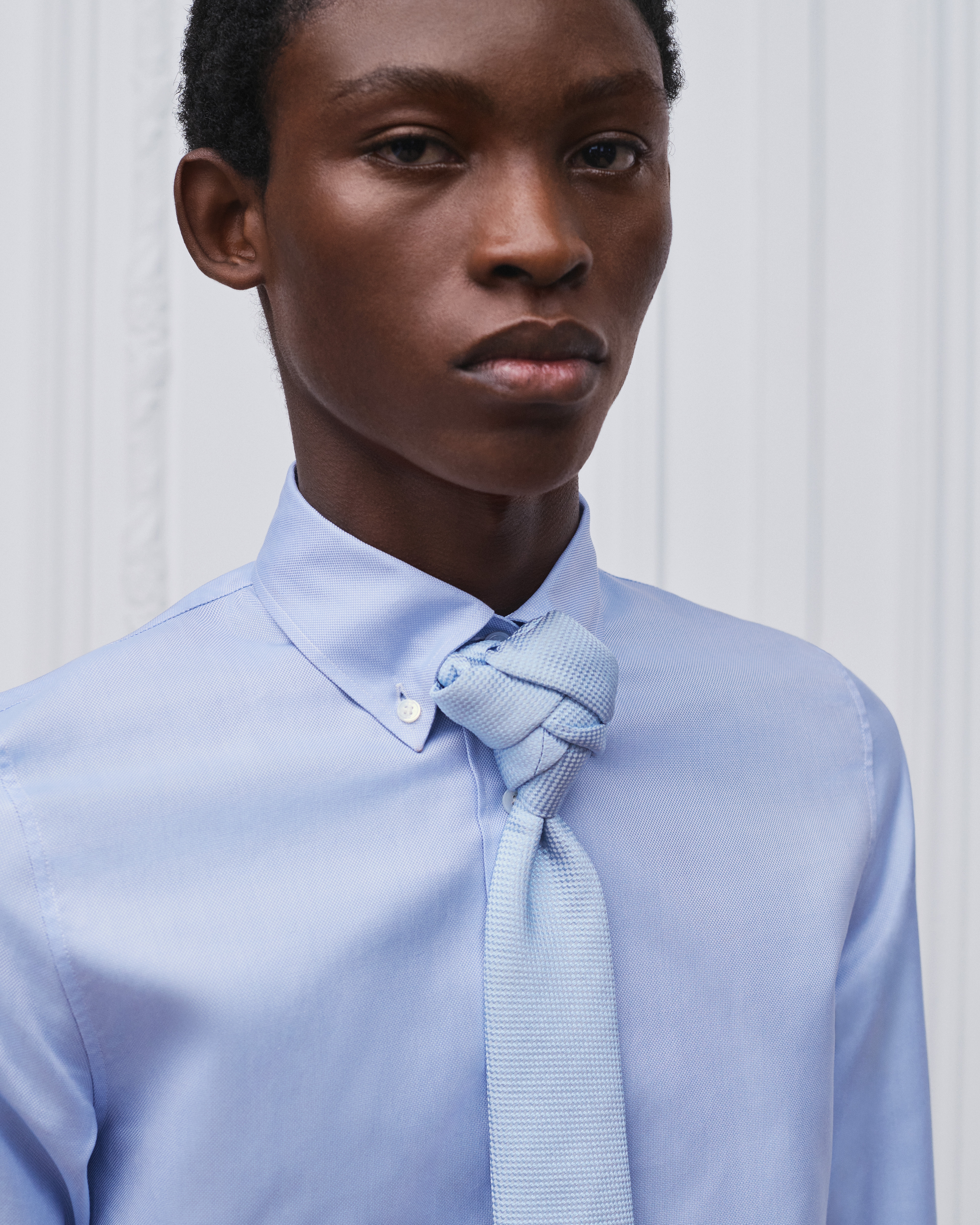 look_image_alt_prefix Corbata con nudo Eldredge Seda azul claro E35