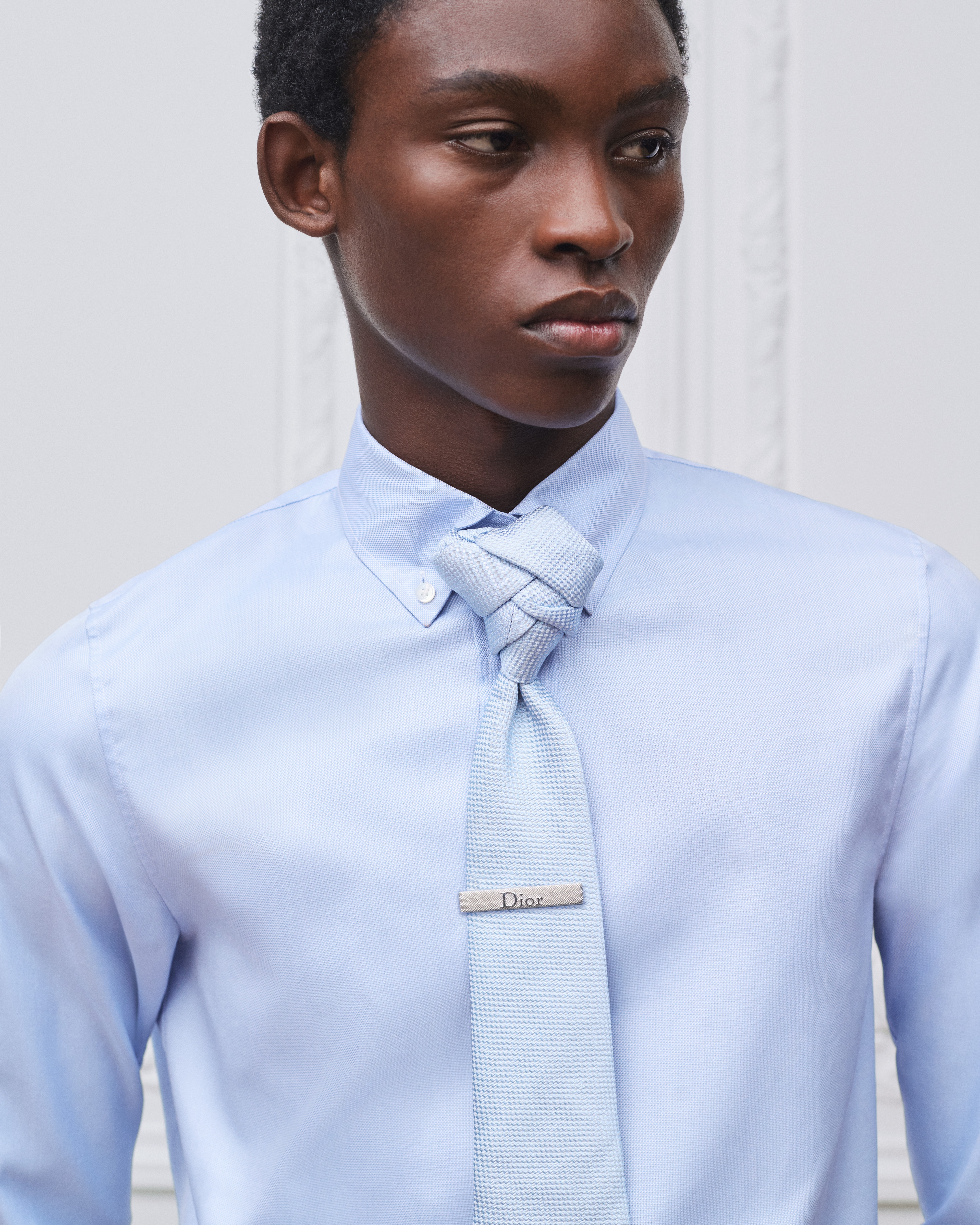 look_image_alt_prefix Dior Guilloché 領帶夾 銀 E39