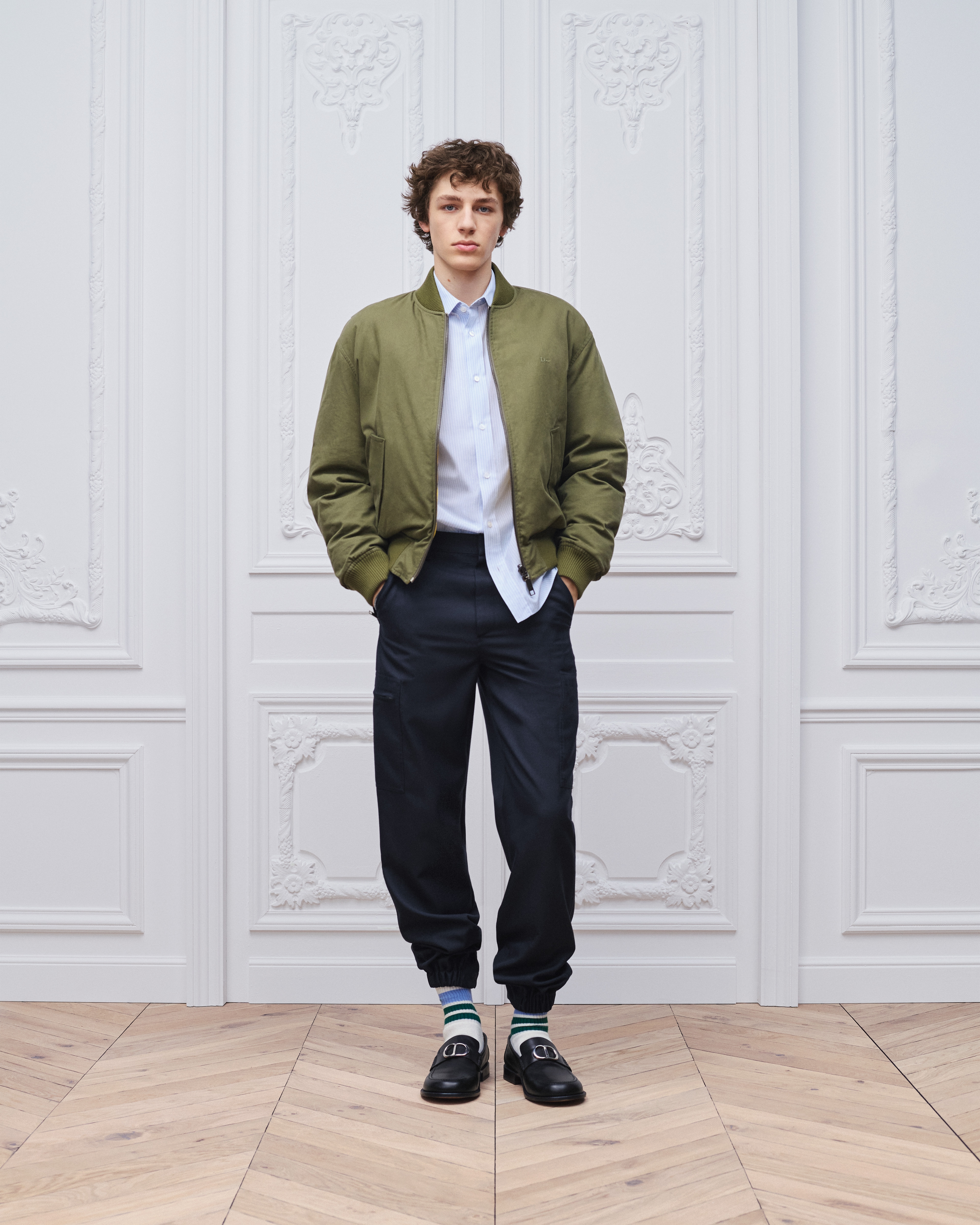 Wendbare Book Cover Daunen-Bomberjacke