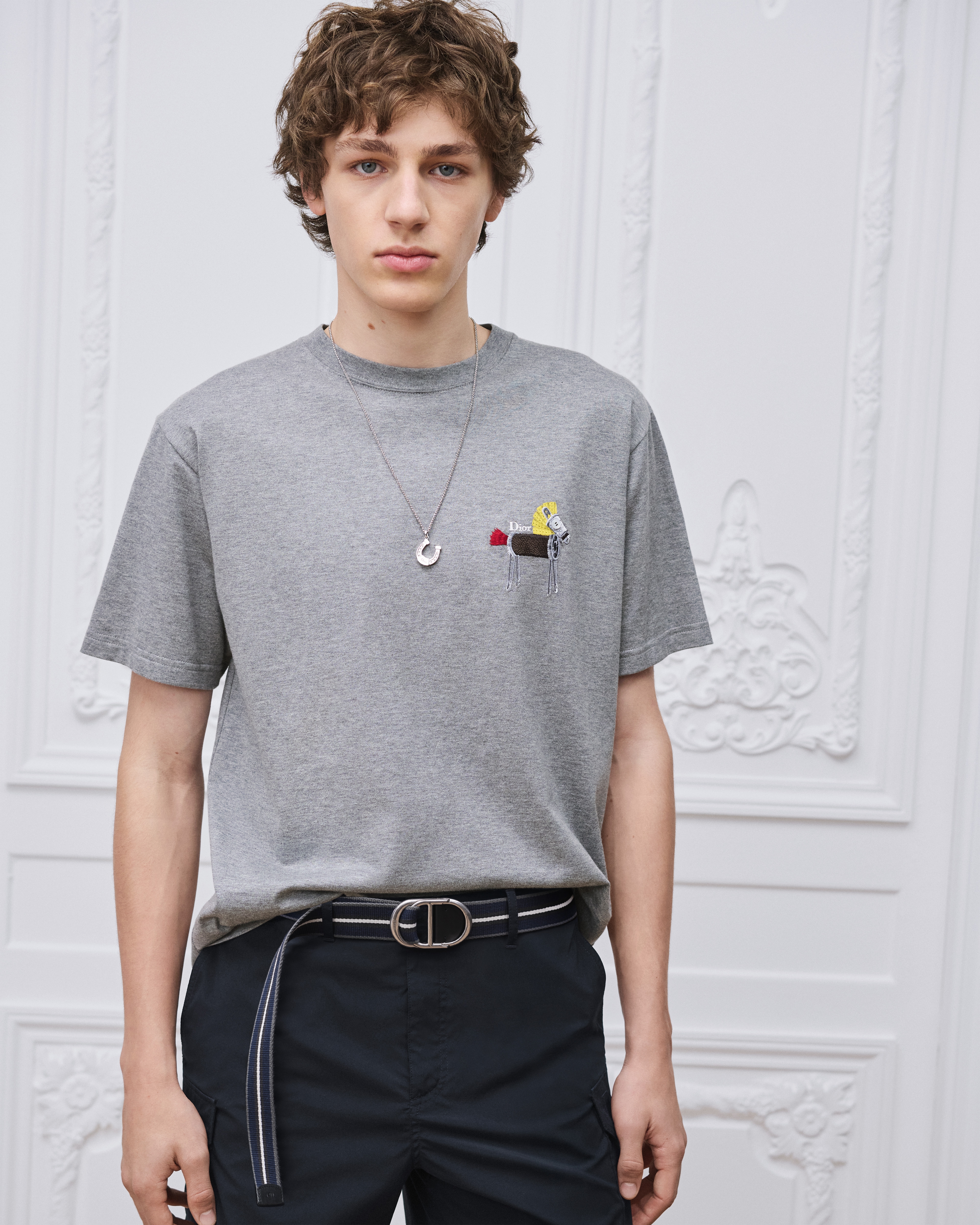 Horse Tシャツ (リラックス フィット) コットンジャージー E07