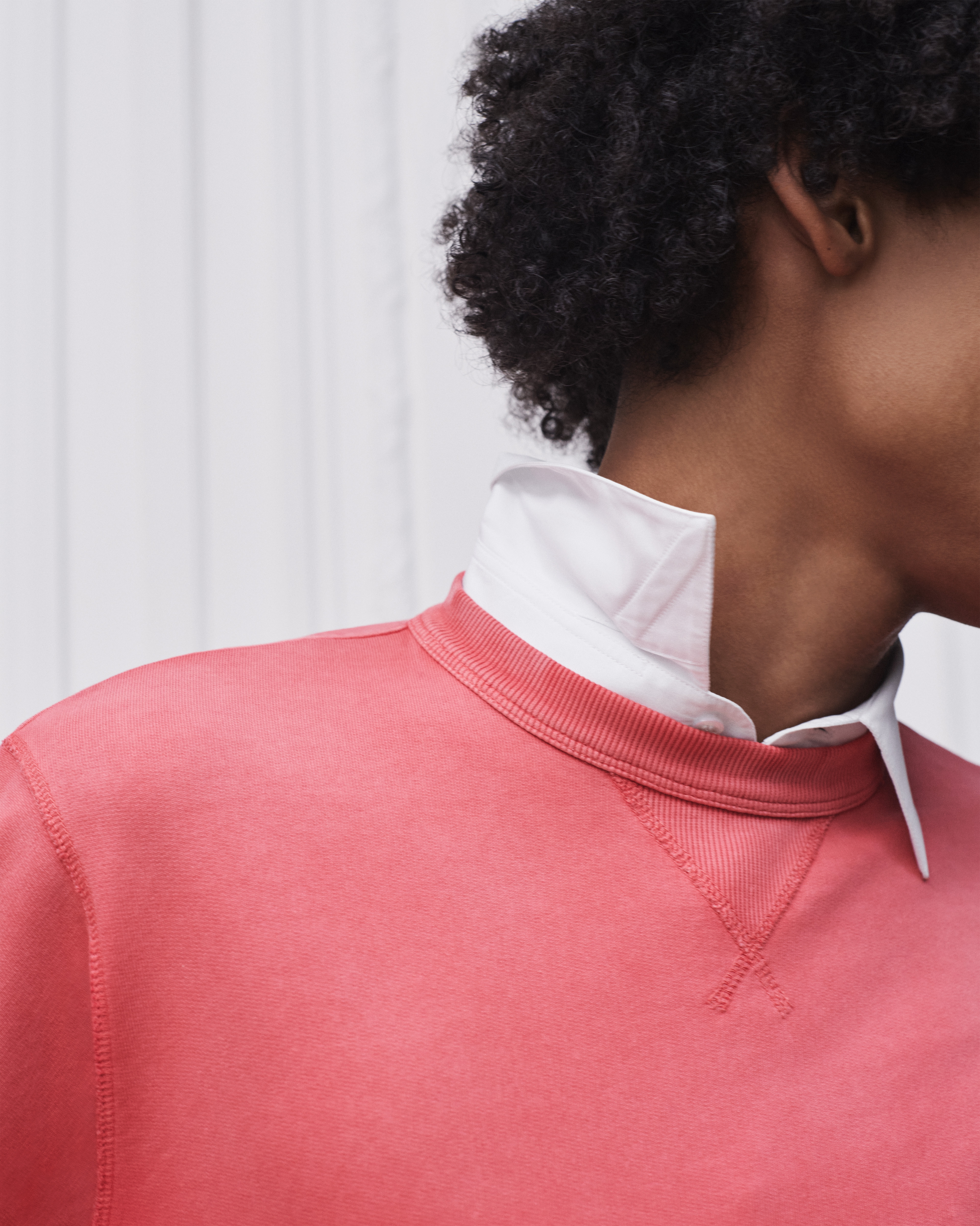 look_image_alt_prefix Moletom com bordado Dior Velo de algodão vermelho E06