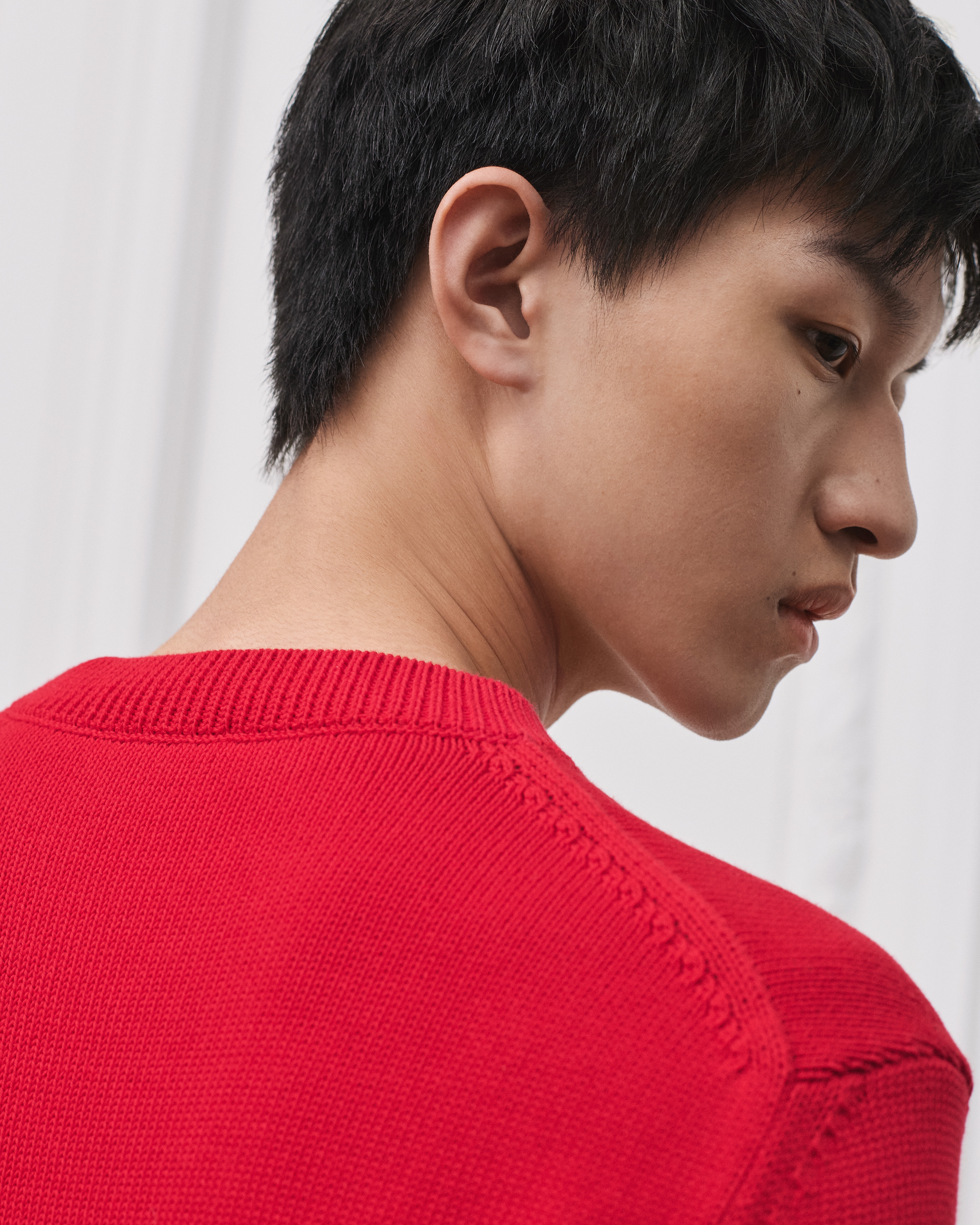 Dior Oblique Sweater Red Cotton Jersey E09