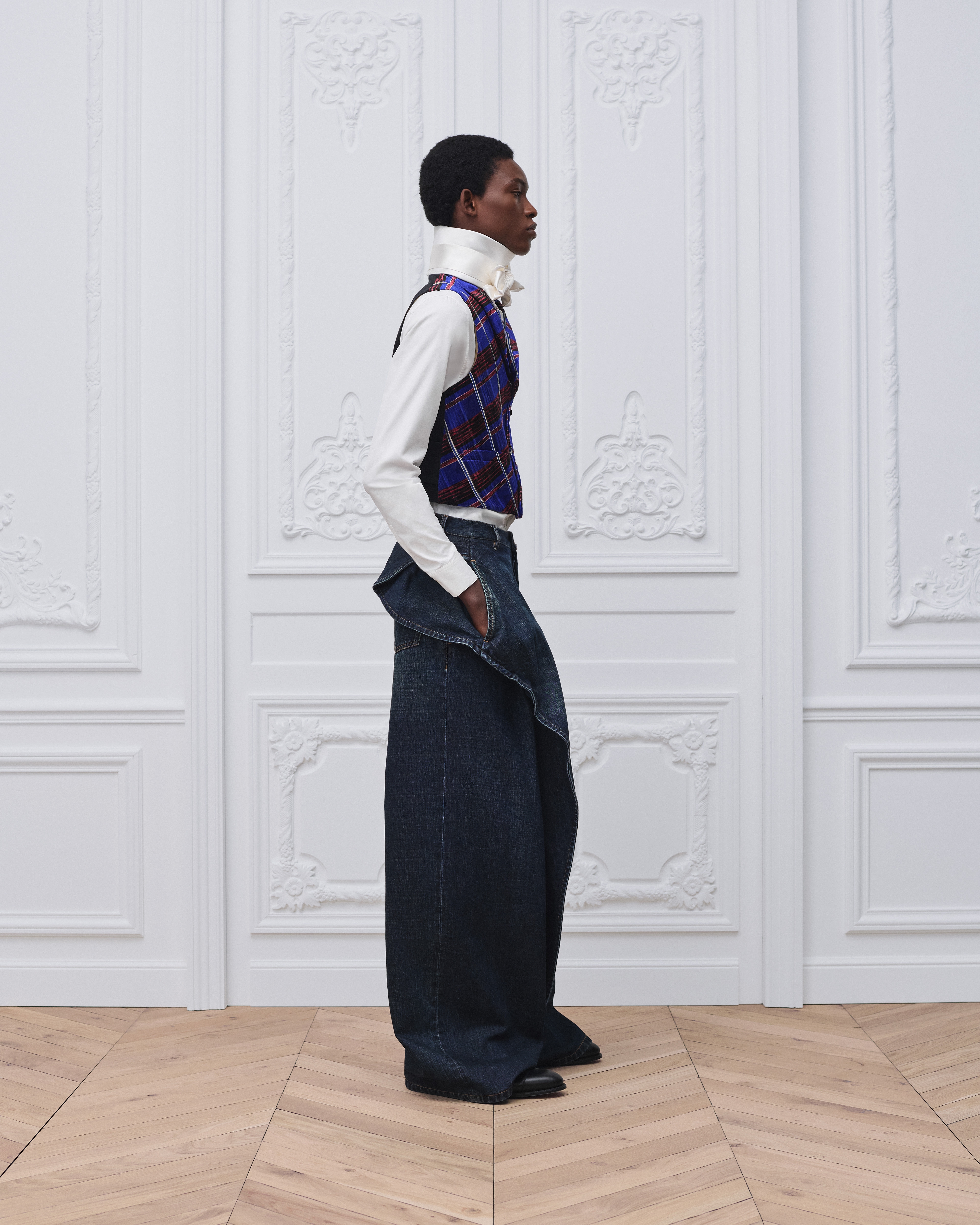 look_image_alt_prefix Caprice 牛仔褲 藍色棉質斜紋布 E13