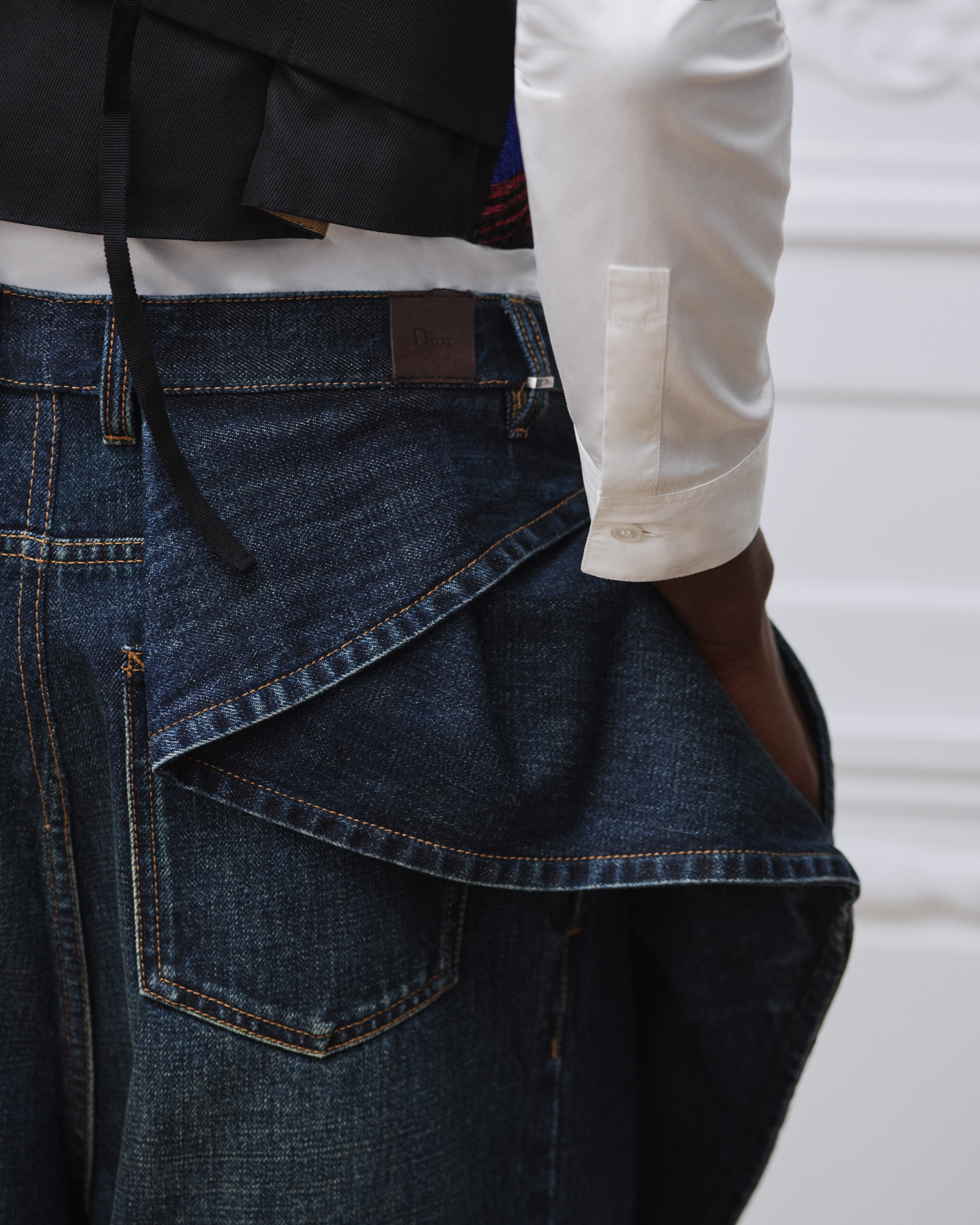 look_image_alt_prefix Caprice 牛仔褲 藍色棉質斜紋布 E15