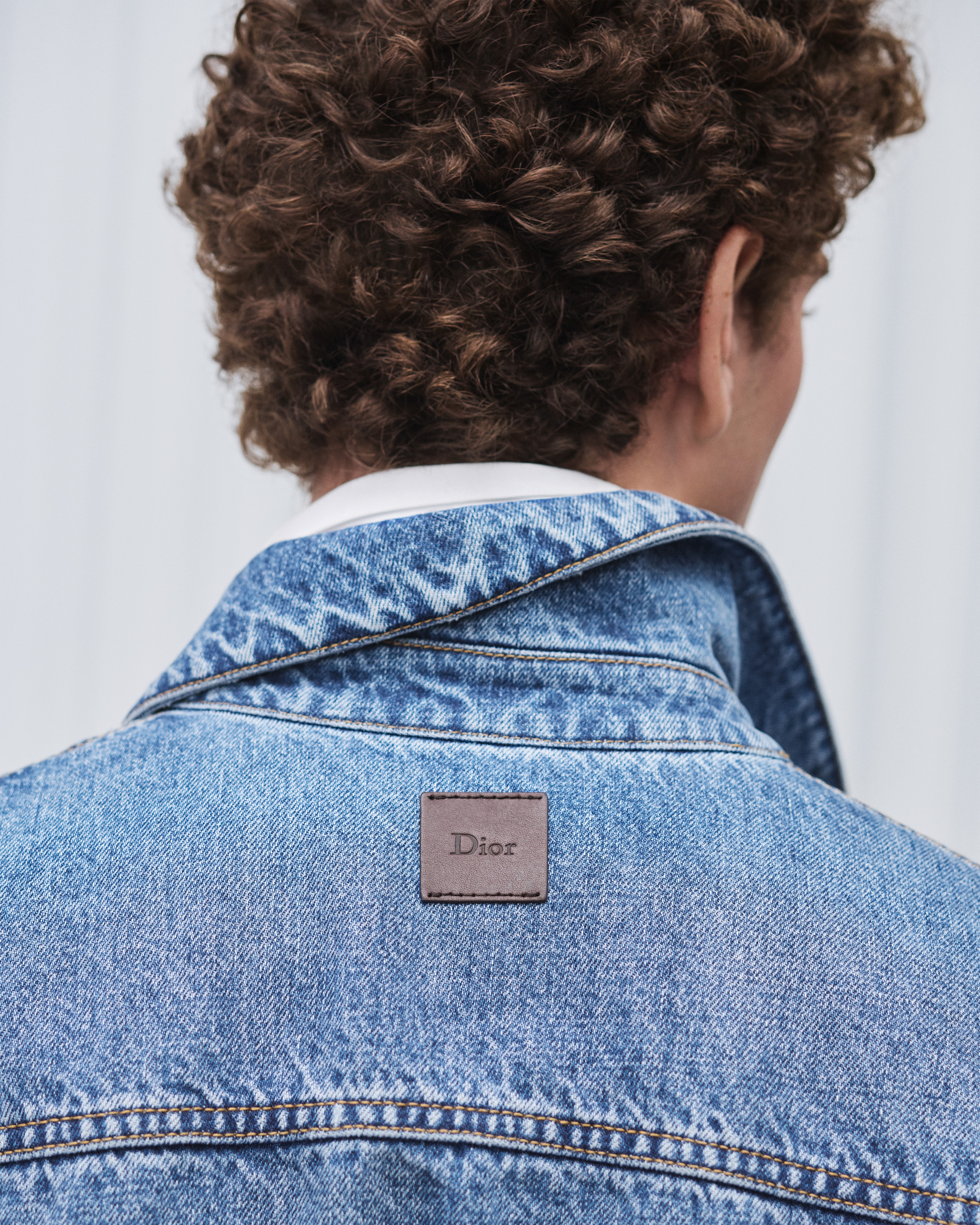 look_image_alt_prefix 拉鍊外套 藍色棉質斜紋布 E03