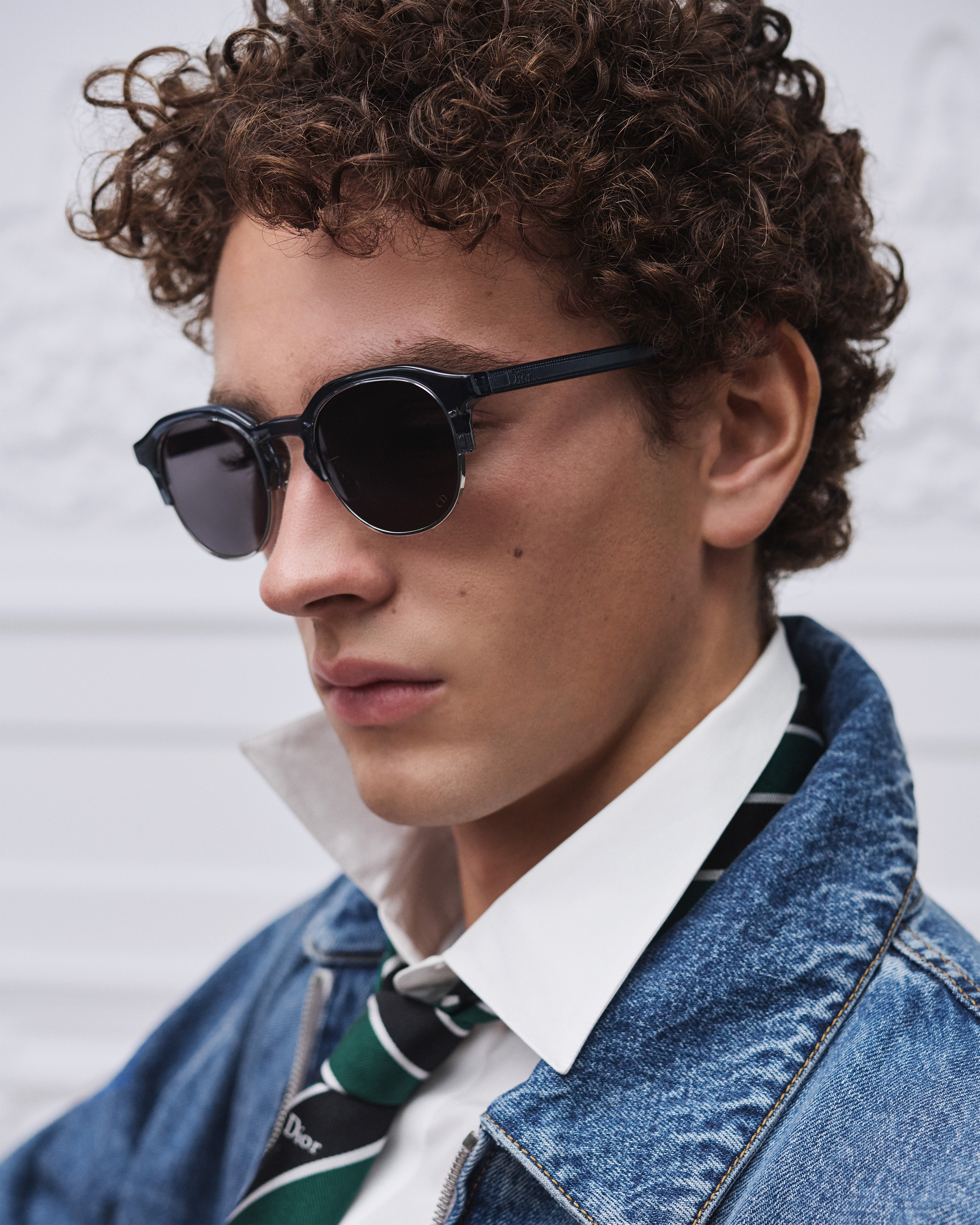 look_image_alt_prefix DioRibbon R1F 半透明藍色 Pantos 太陽眼鏡 E29